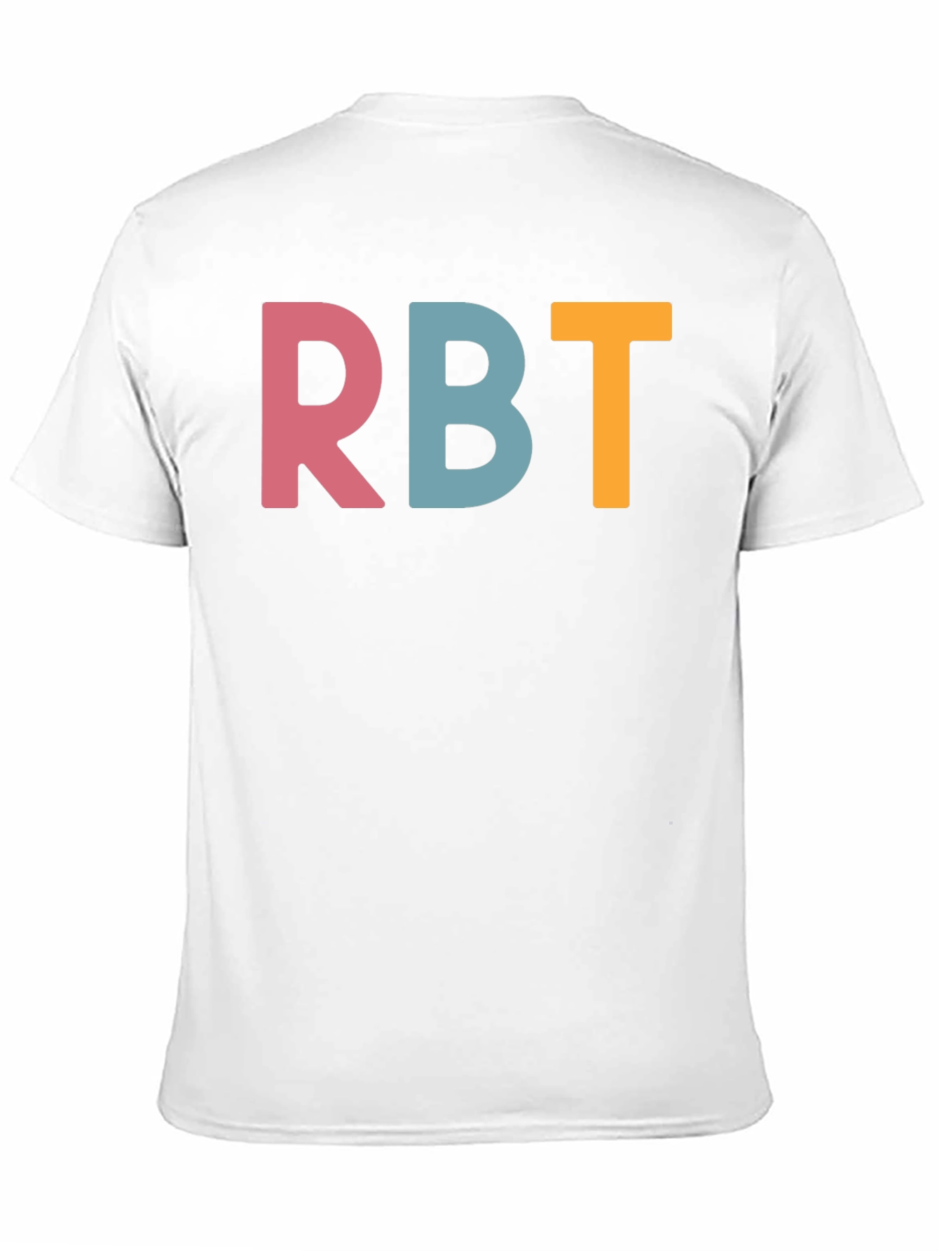 RBT Letter Graphic Tee - Casual Style Soft Fabric