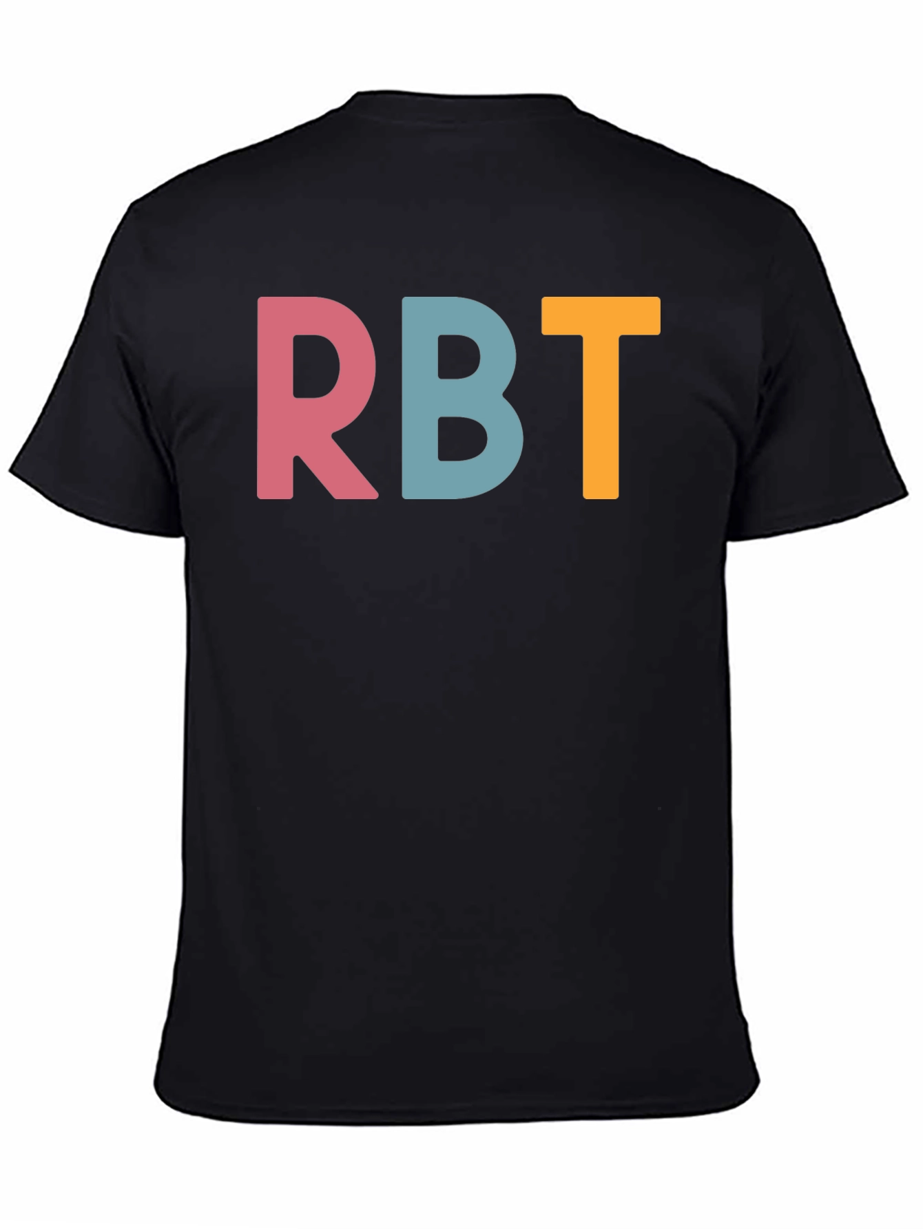 RBT Letter Graphic Tee - Casual Style Soft Fabric