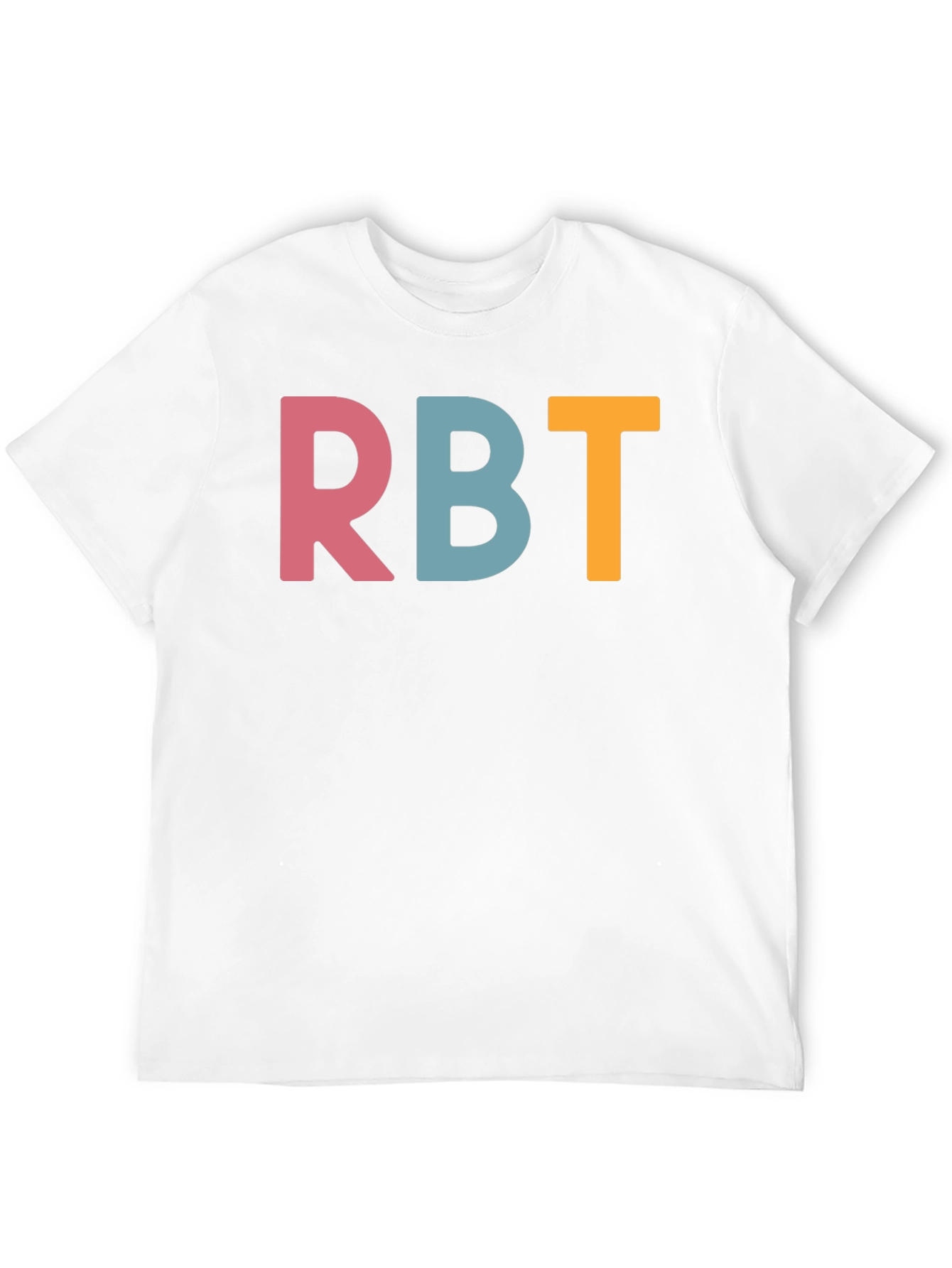 RBT Letter Graphic Tee - Casual Style Soft Fabric