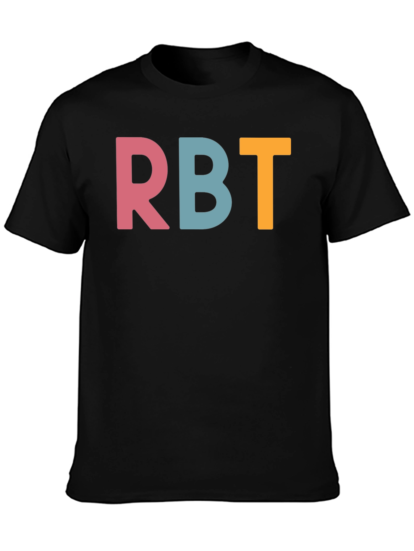RBT Letter Graphic Tee - Casual Style Soft Fabric