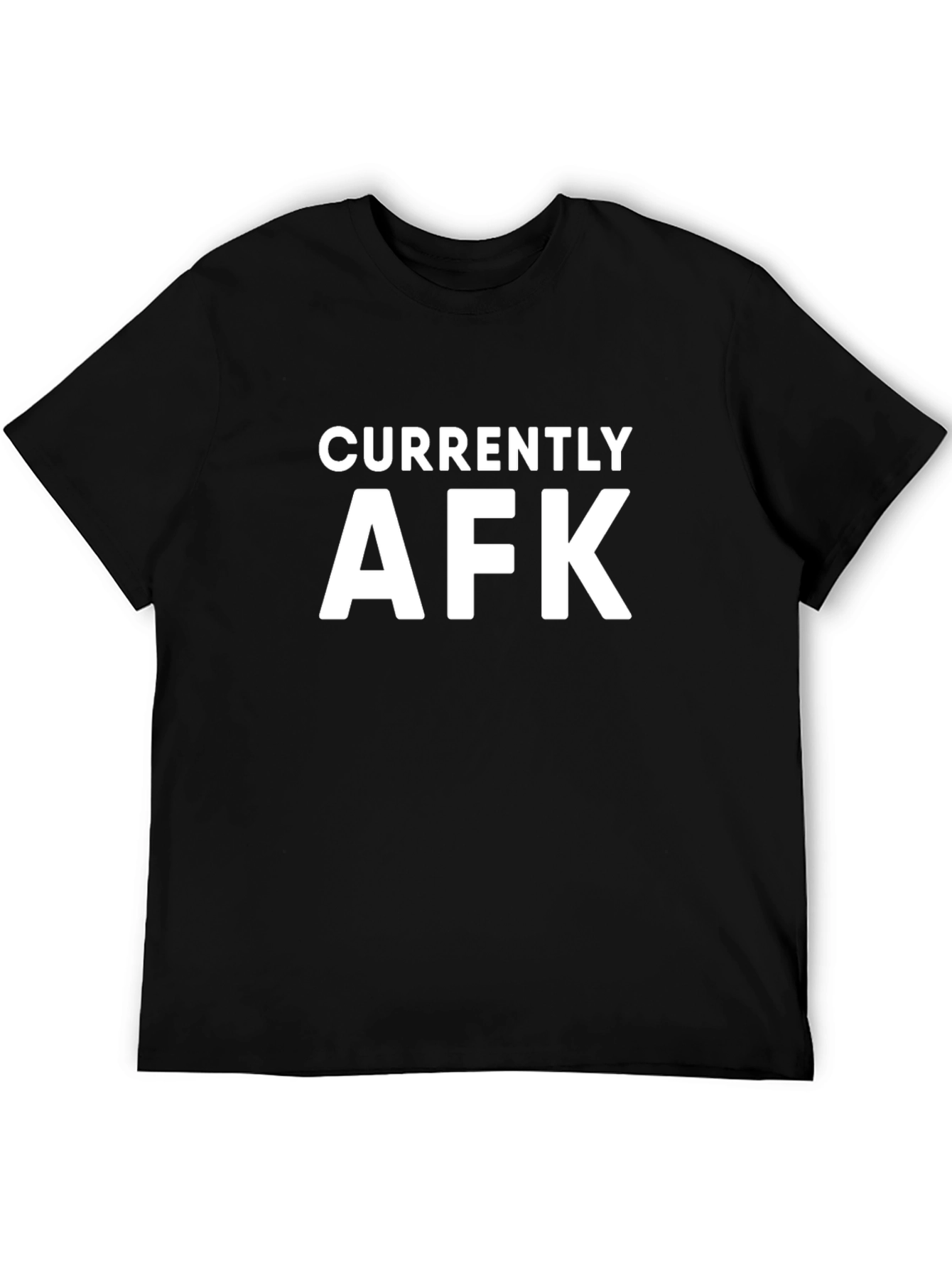 Currently AFK Black T-Shirt - Gamer Humor