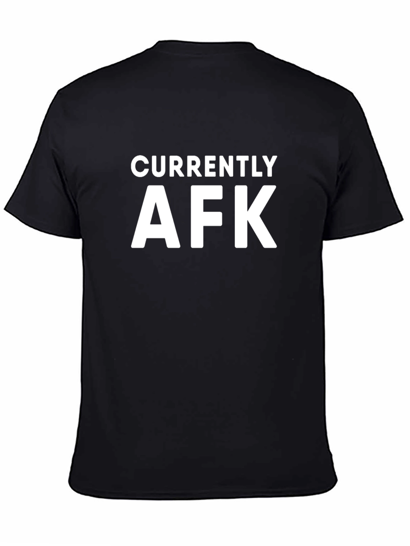 Currently AFK Black T-Shirt - Gamer Humor
