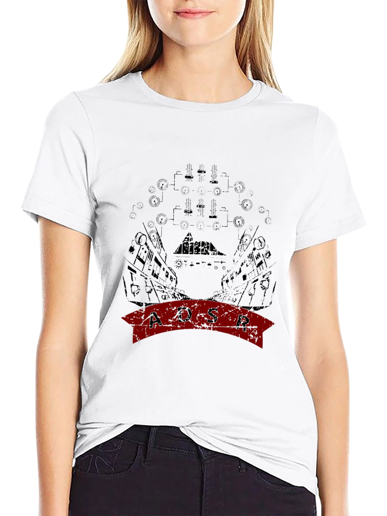 ADSR Graphic Black T-Shirt