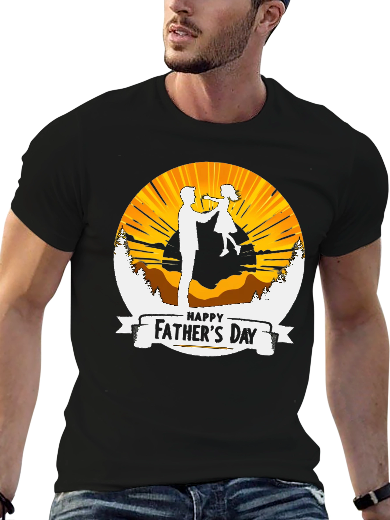 Happy Fathers Day Graphic T-Shirt