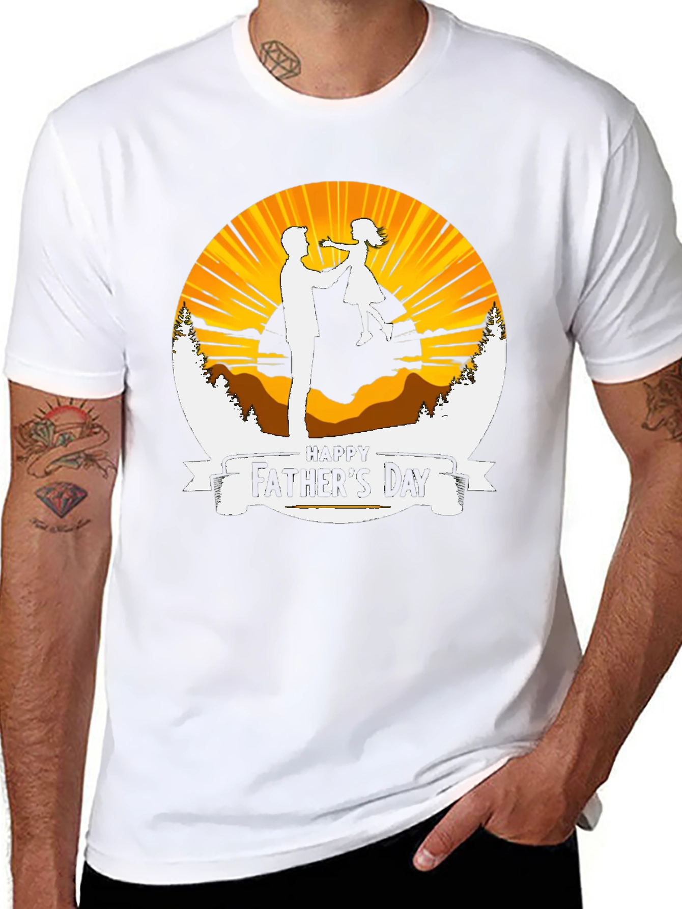 Happy Fathers Day Graphic T-Shirt