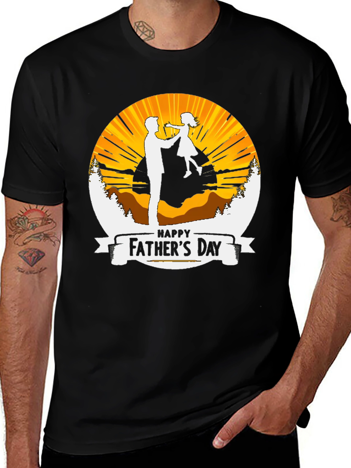 Happy Fathers Day Graphic T-Shirt