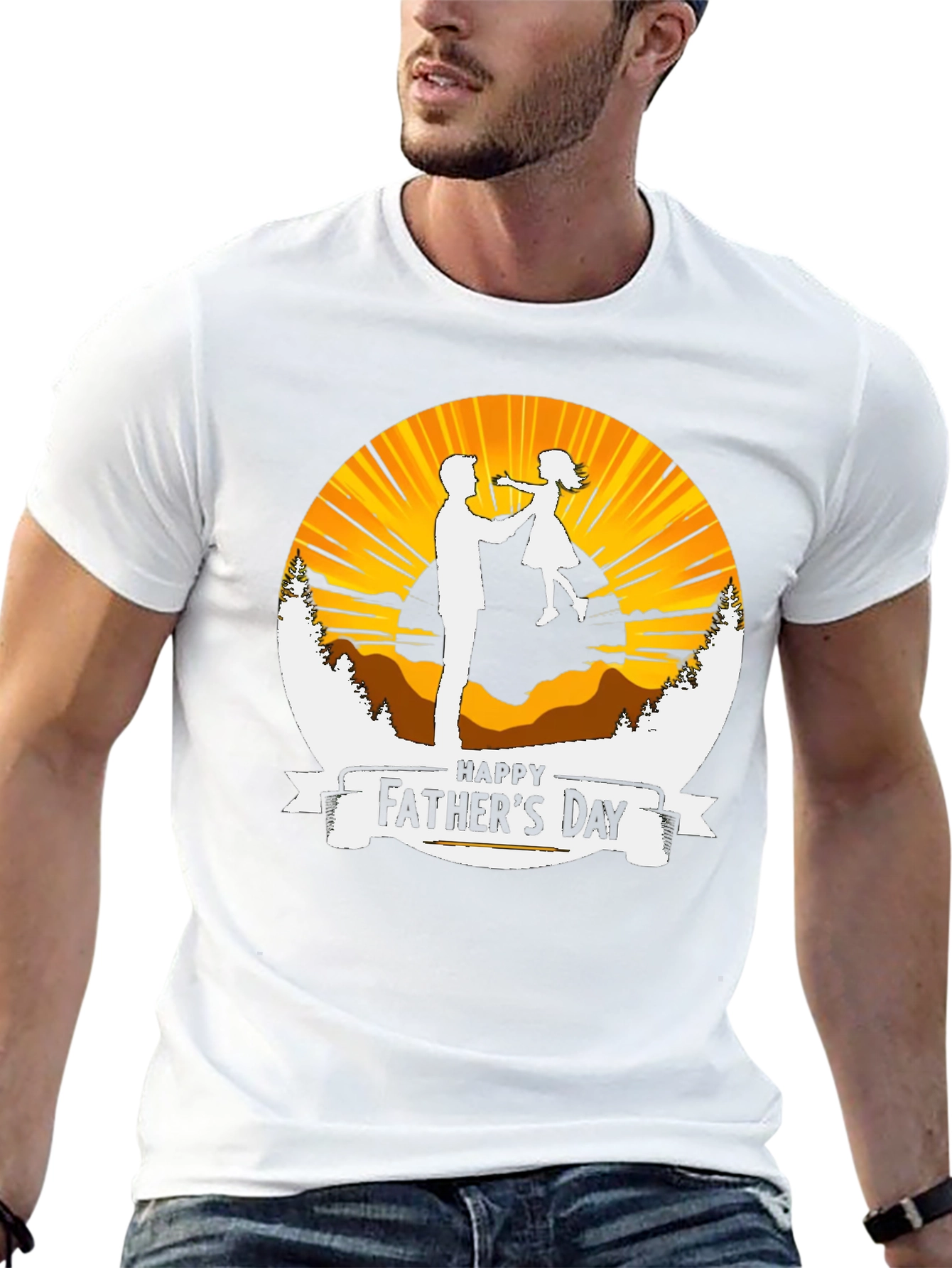 Happy Fathers Day Graphic T-Shirt