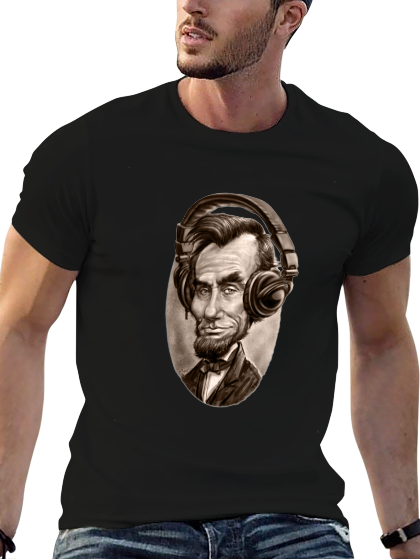 Abraham Lincoln DJ Graphic Tee