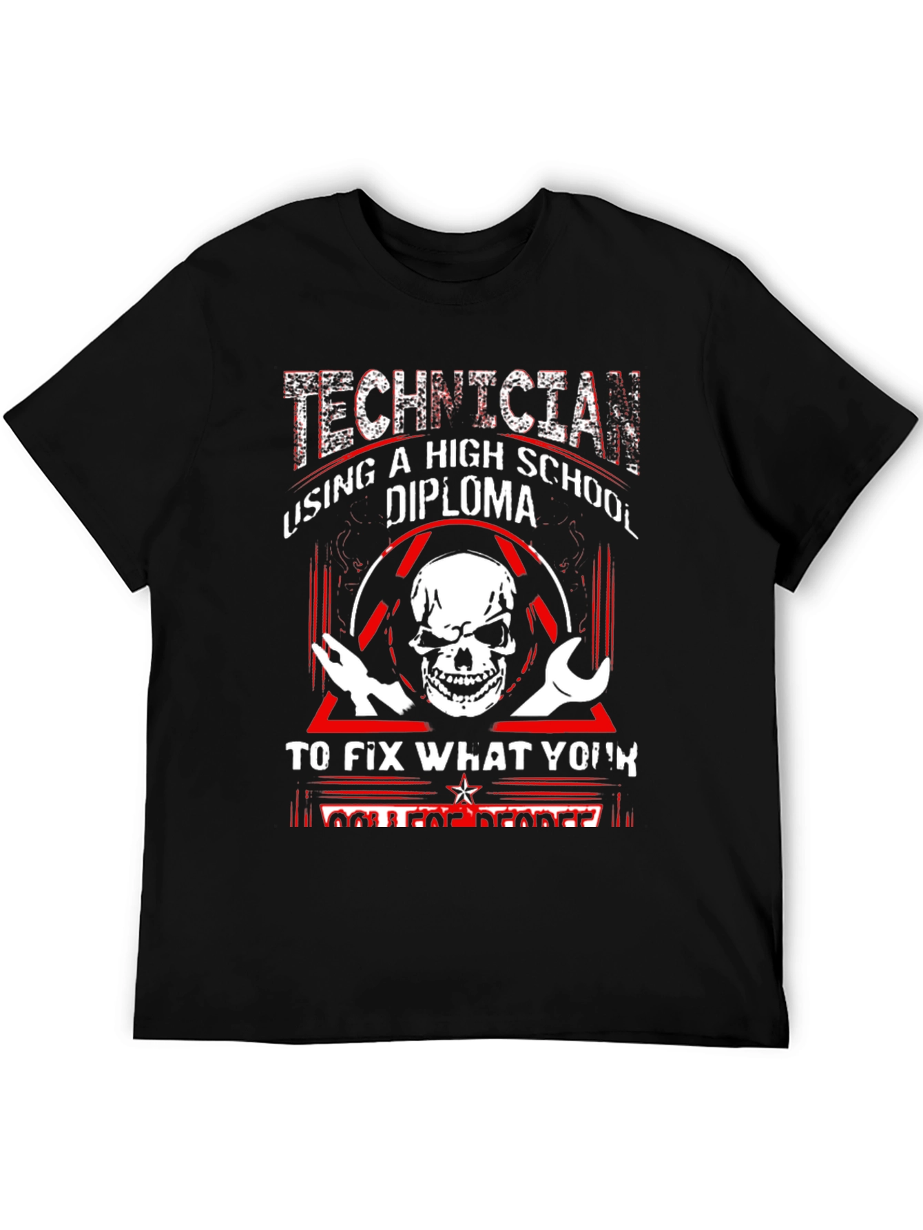 Technician High School Diploma T-Shirt