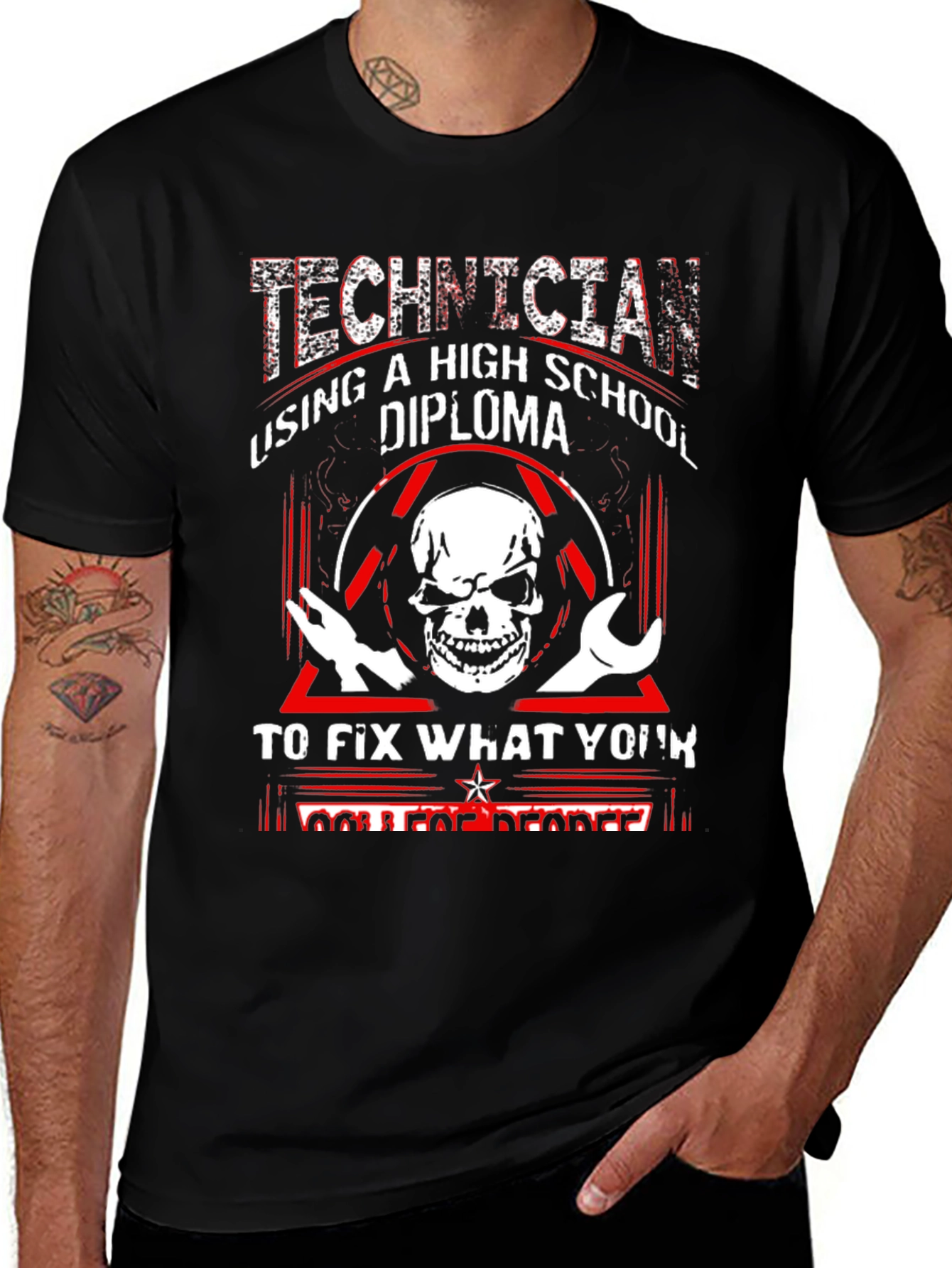 Technician High School Diploma T-Shirt