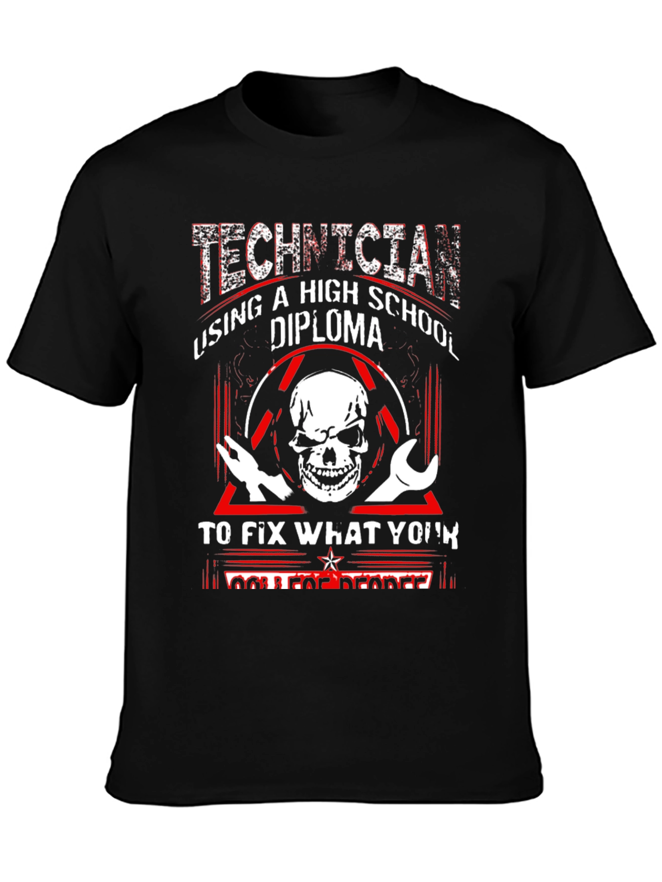Technician High School Diploma T-Shirt