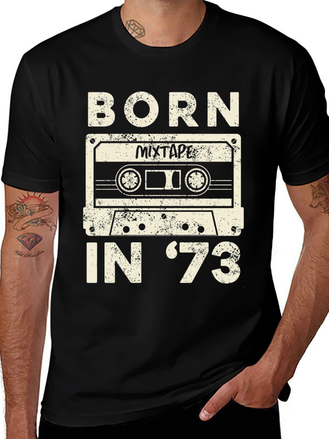 Born in 73 Mixtape T-Shirt