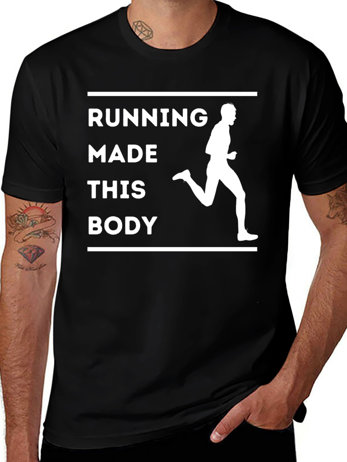 Running Made This Body T-Shirt - Fitness Motivation