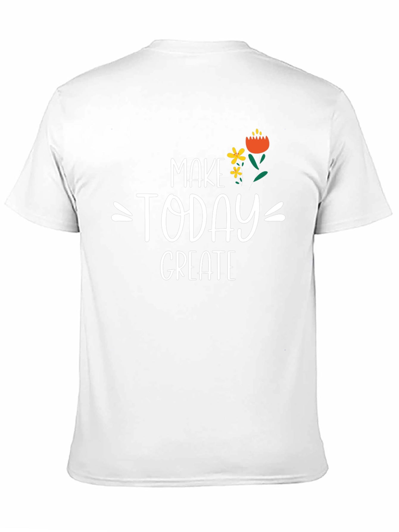 Make Today Great Graphic Tee - Black Cotton Shirt