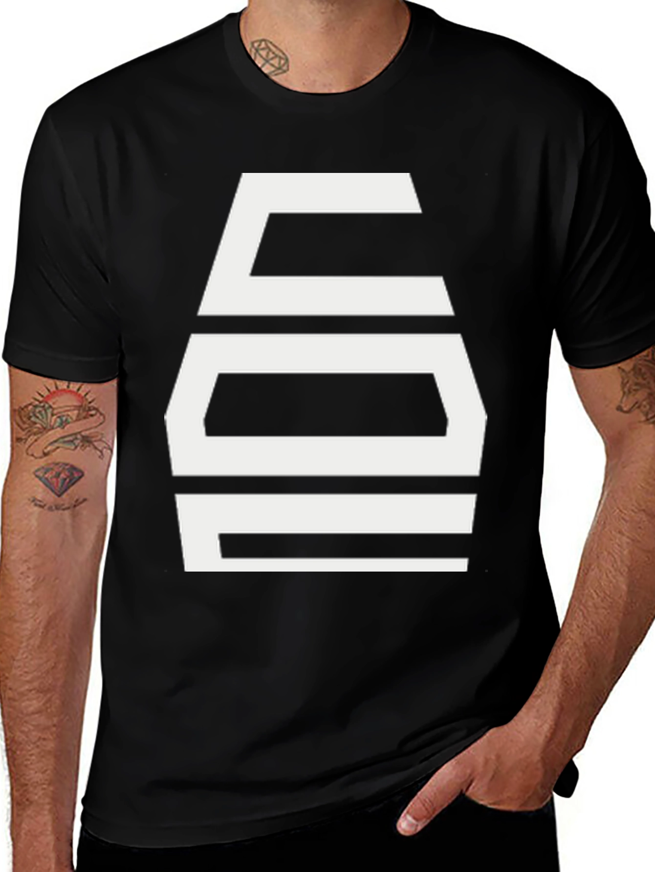 Bold Graphic Print Tee