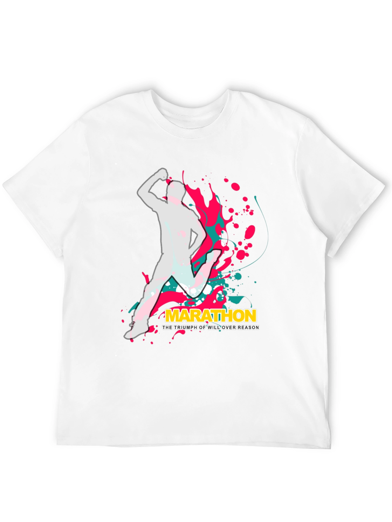 Marathon Triumph Graphic Tee - Mens Black Cotton T-Shirt