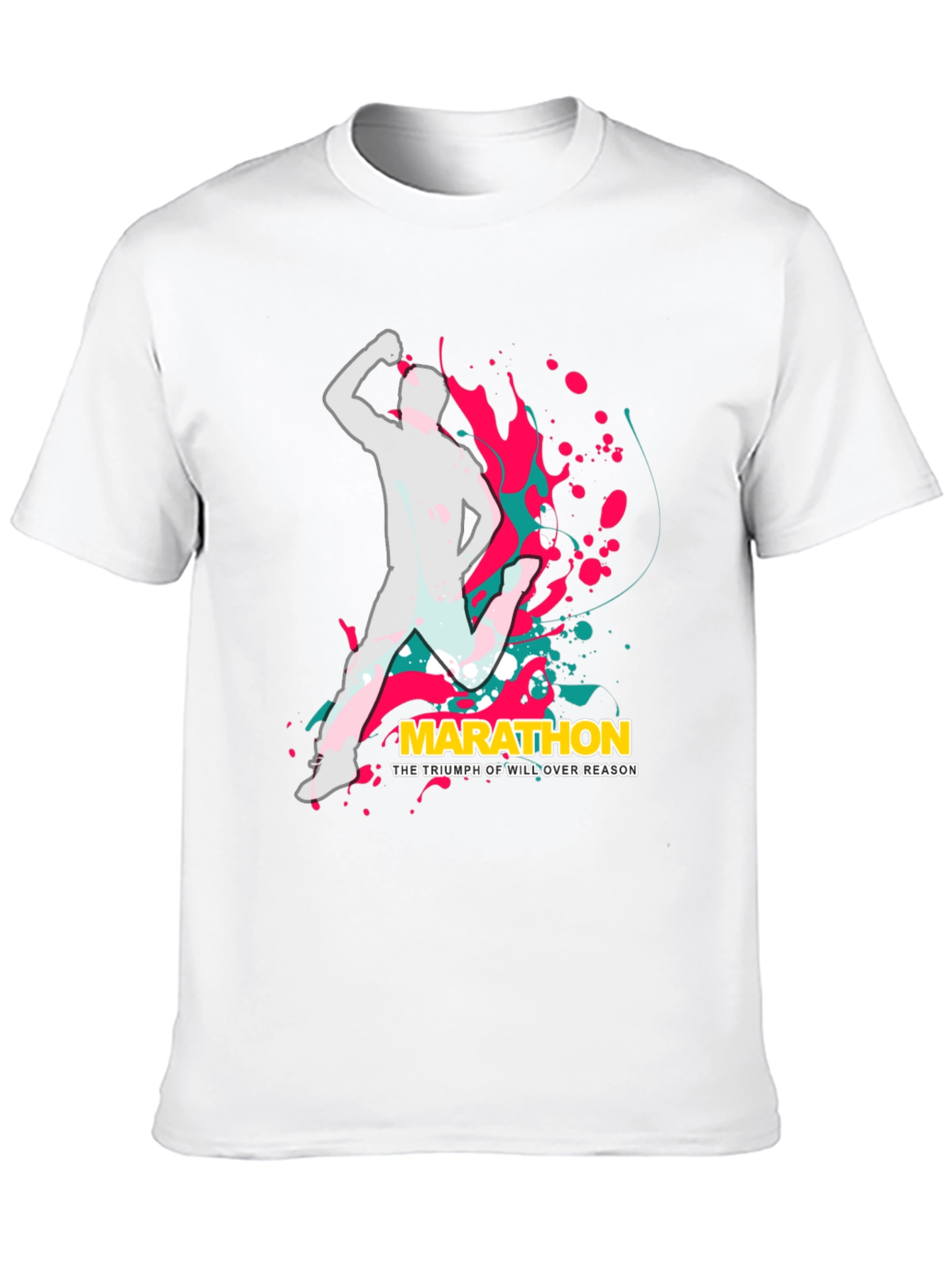 Marathon Triumph Graphic Tee - Mens Black Cotton T-Shirt