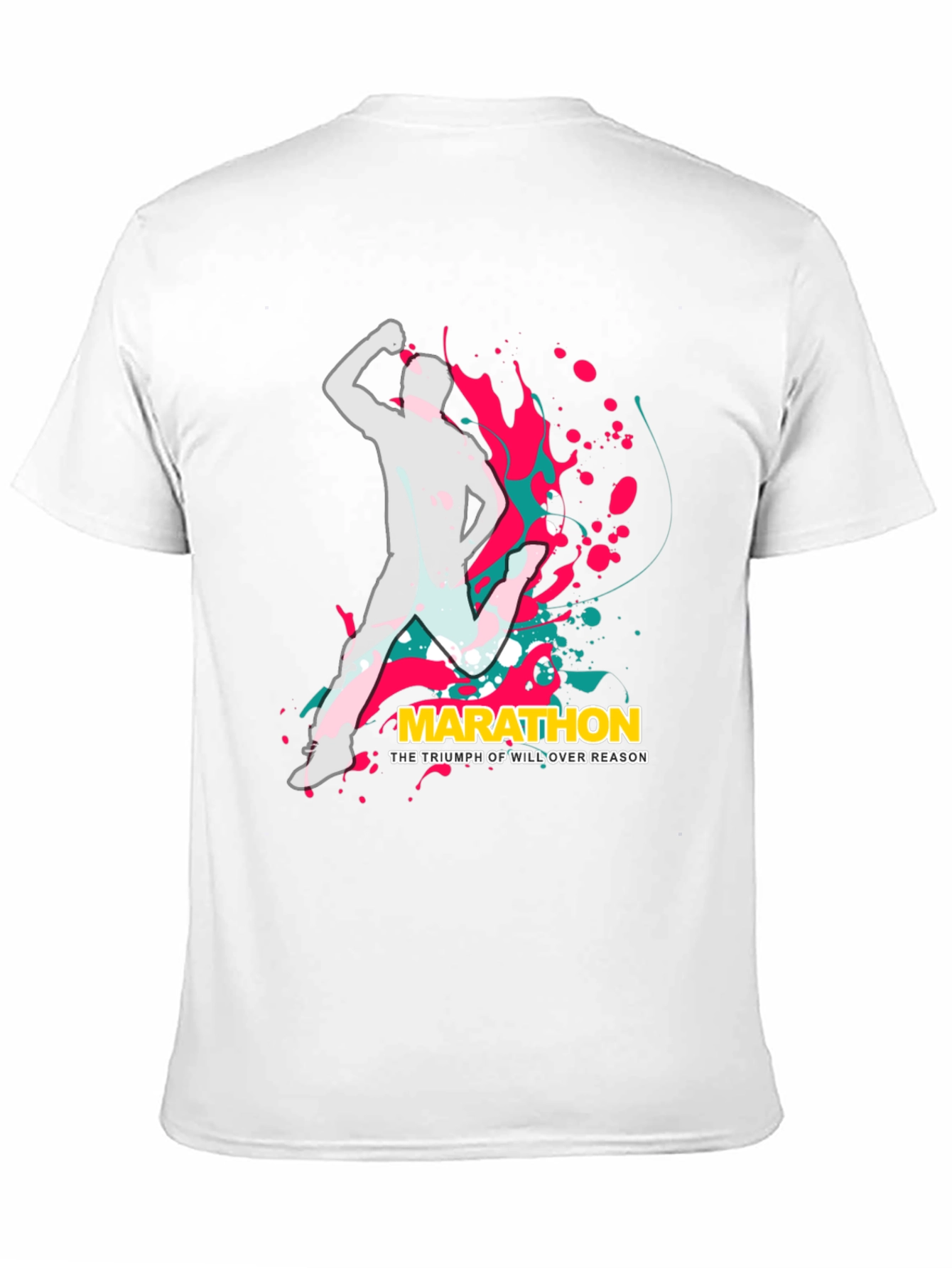 Marathon Triumph Graphic Tee - Mens Black Cotton T-Shirt