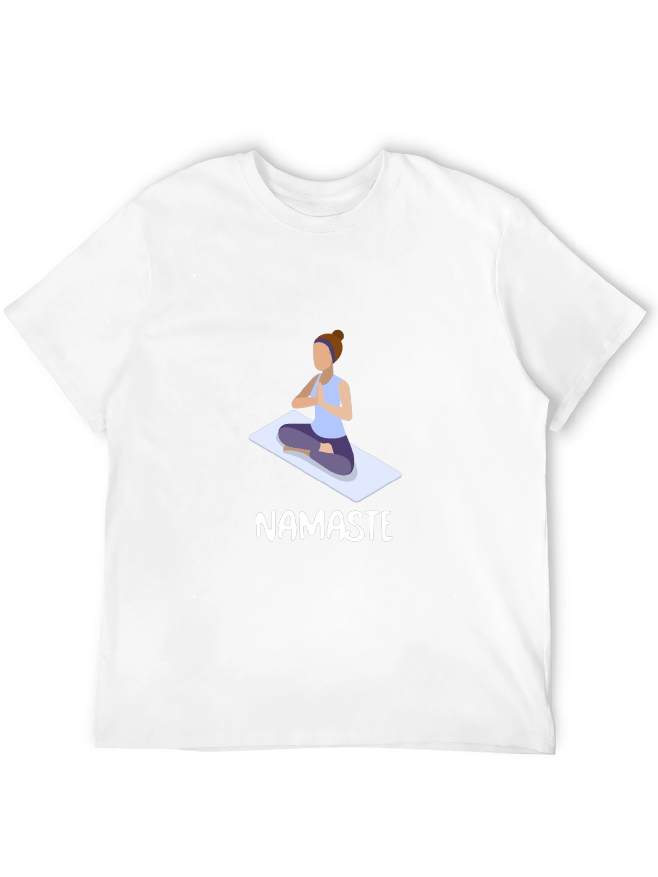 Namaste Yoga Meditation Graphic T-Shirt