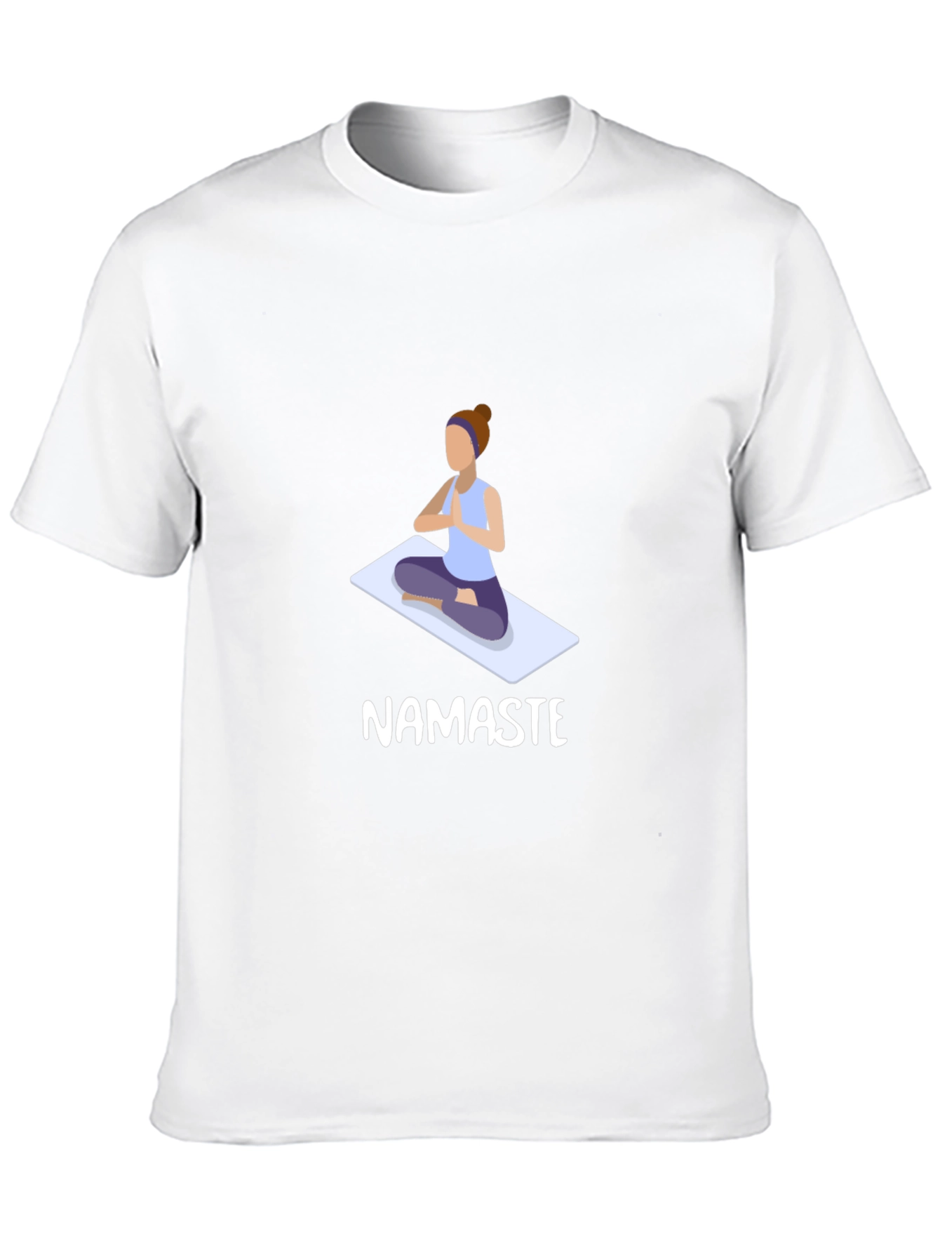 Namaste Yoga Meditation Graphic T-Shirt