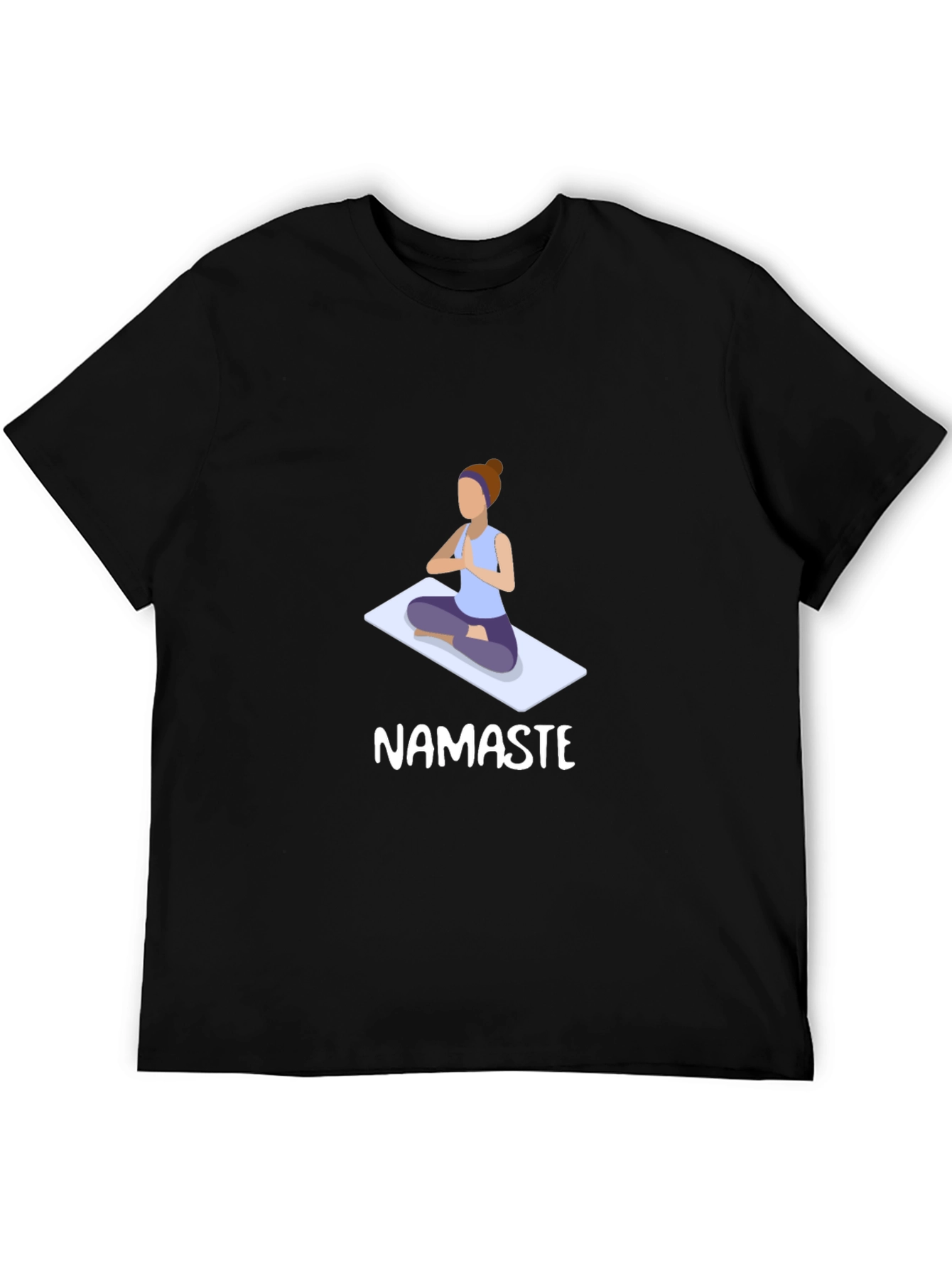 Namaste Yoga Meditation Graphic T-Shirt