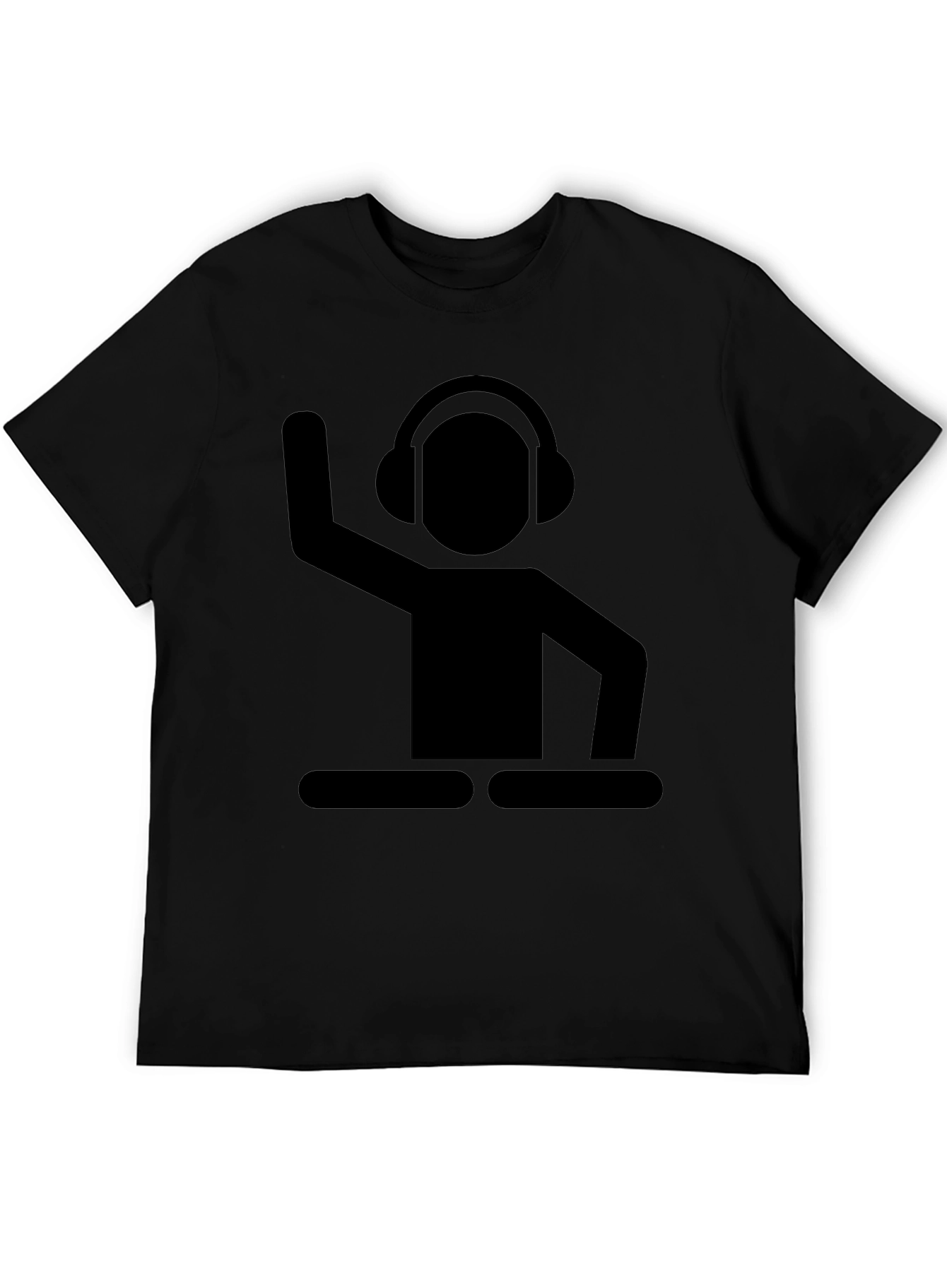 DJ Graphic Black T-Shirt