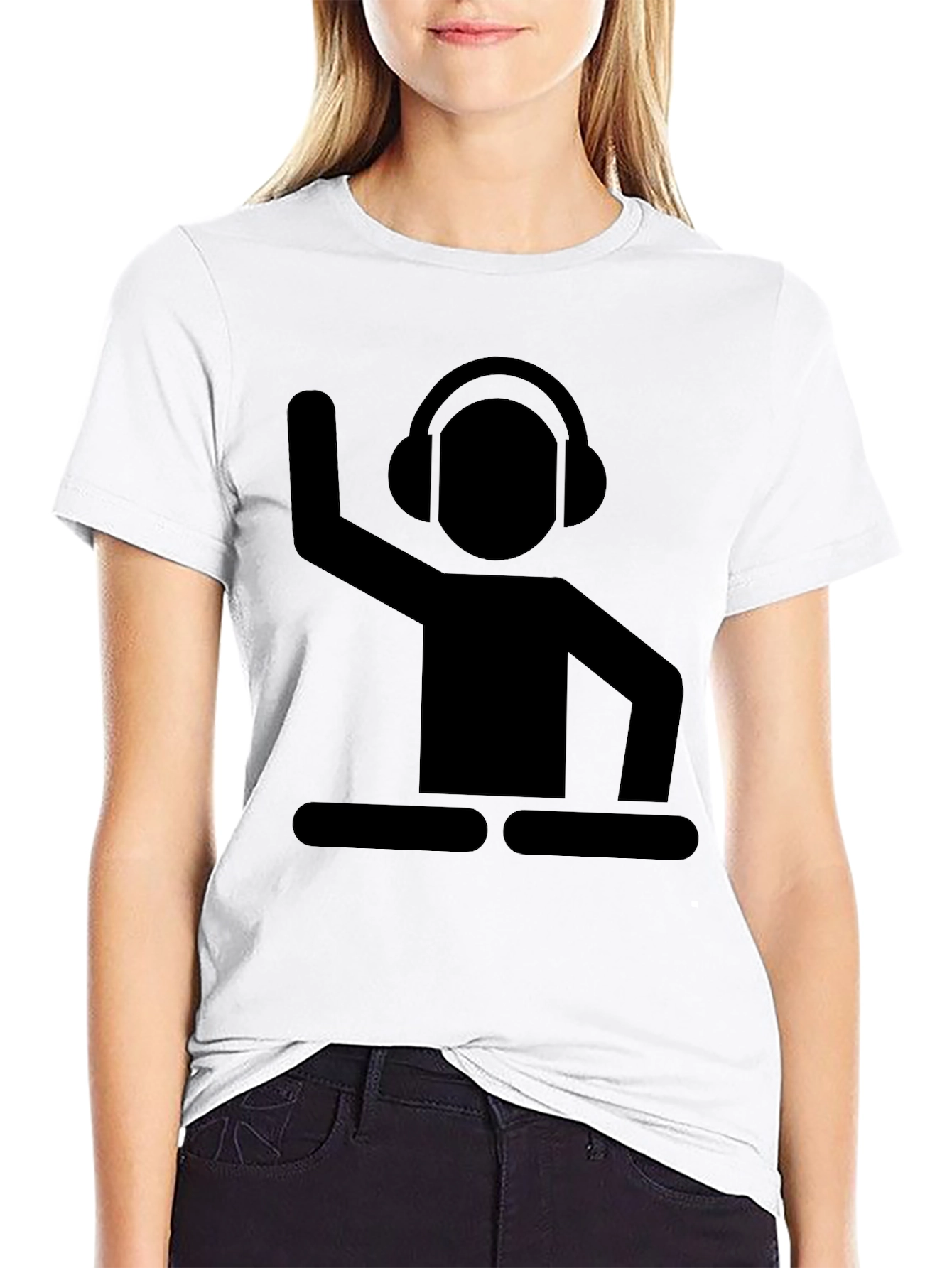 DJ Graphic Black T-Shirt