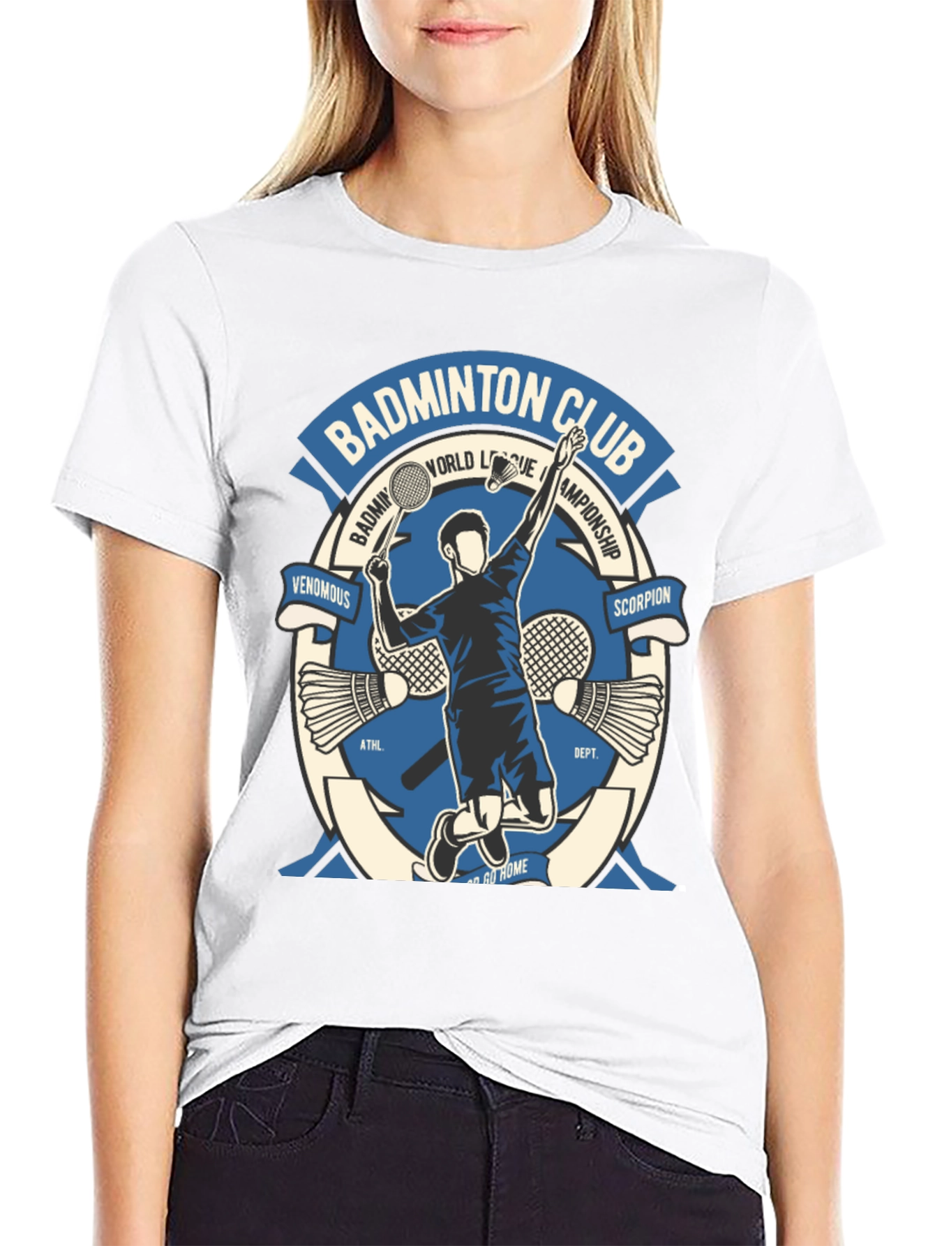 Badminton Club Graphic Tee