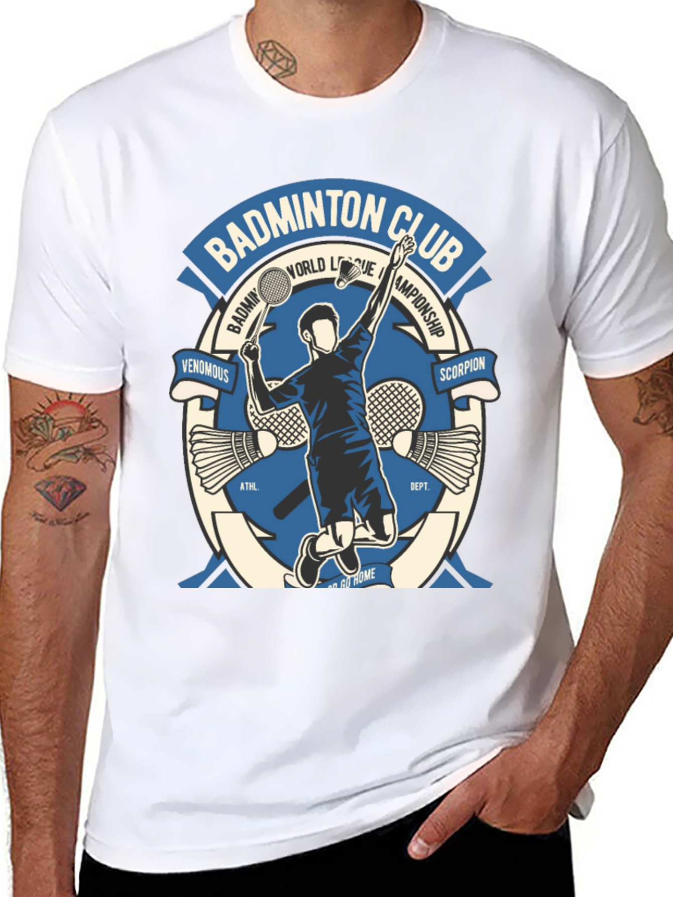 Badminton Club Graphic Tee