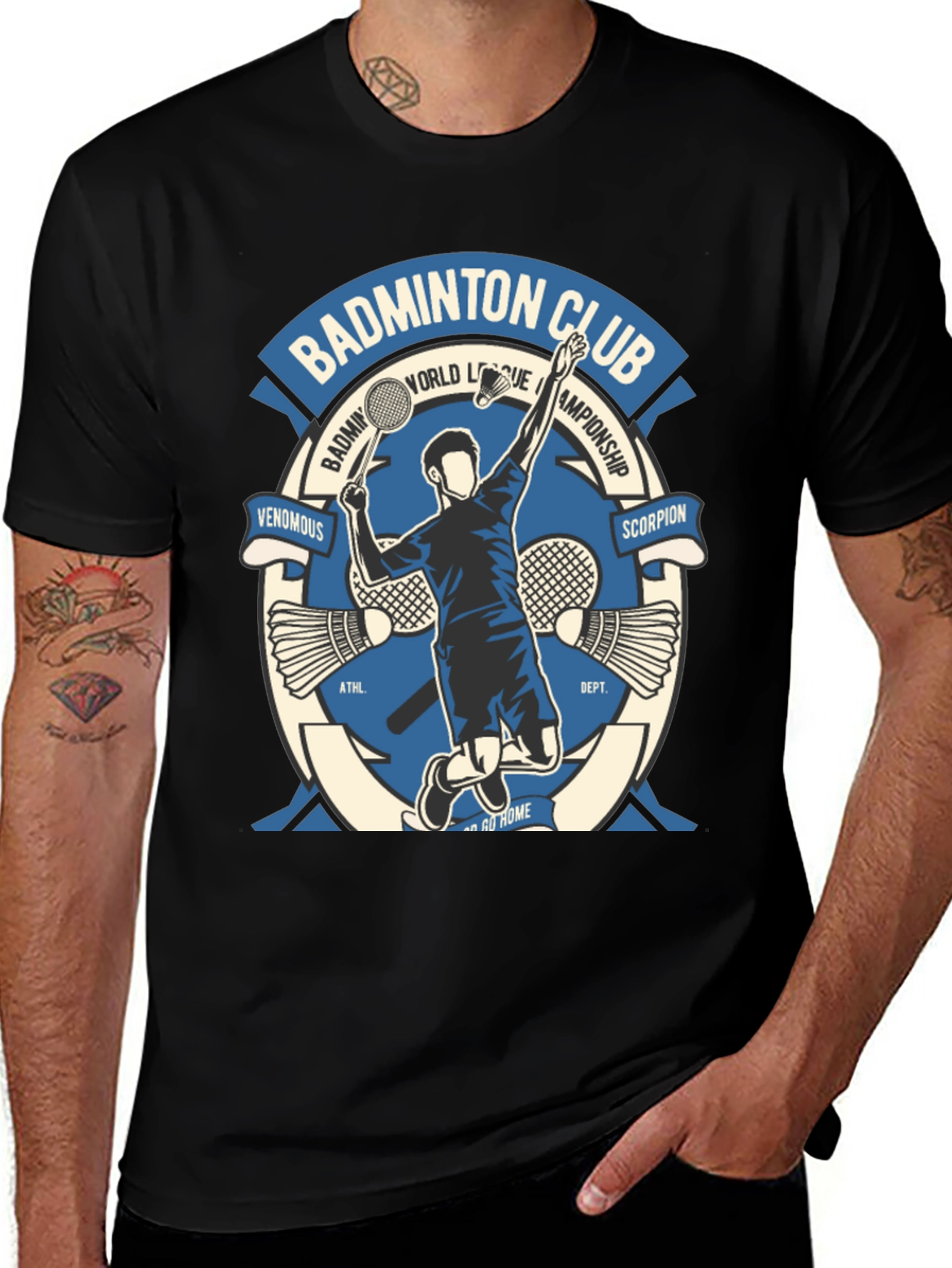 Badminton Club Graphic Tee