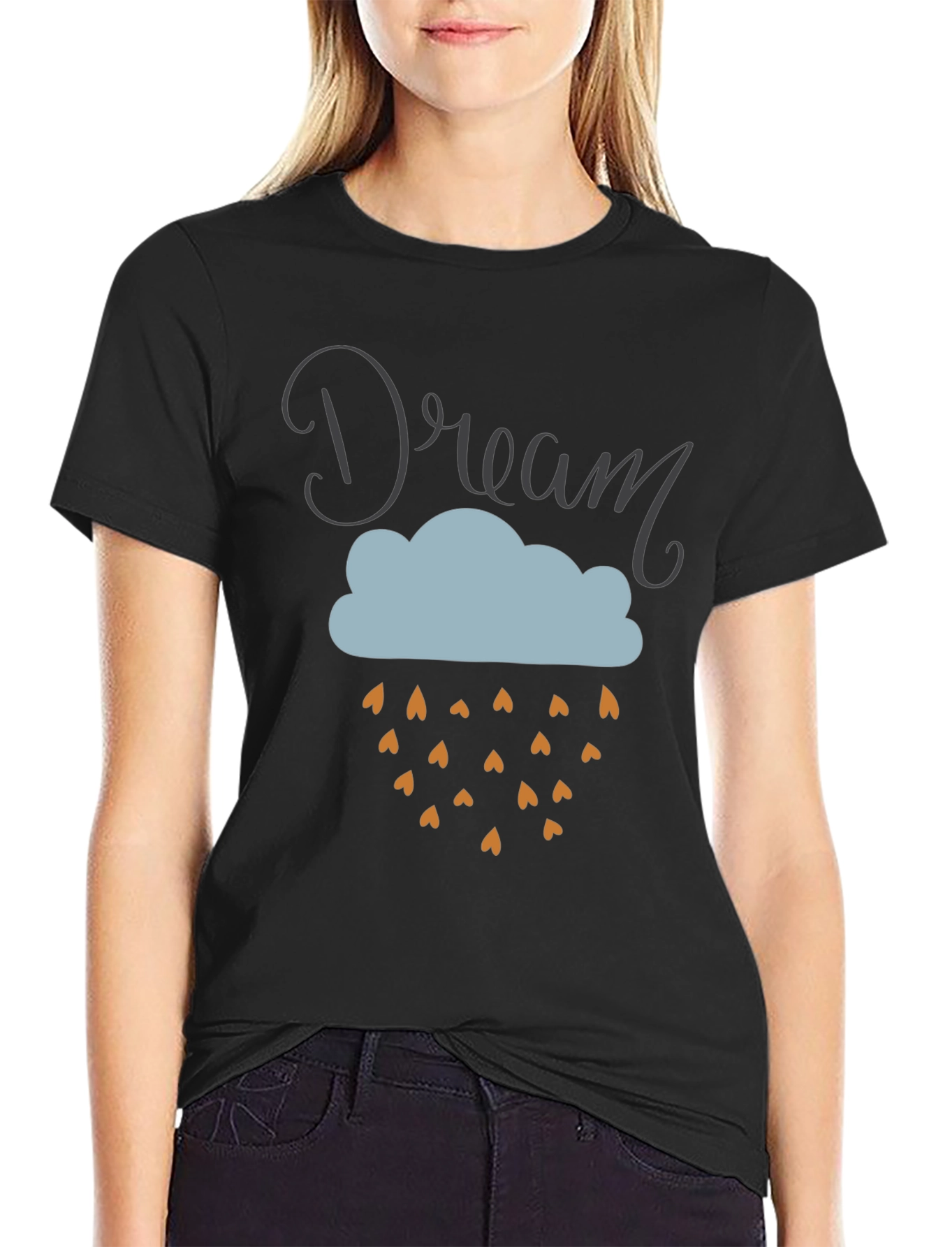 Dream Cloud Graphic Tee - Soft Cotton Blend T-Shirt