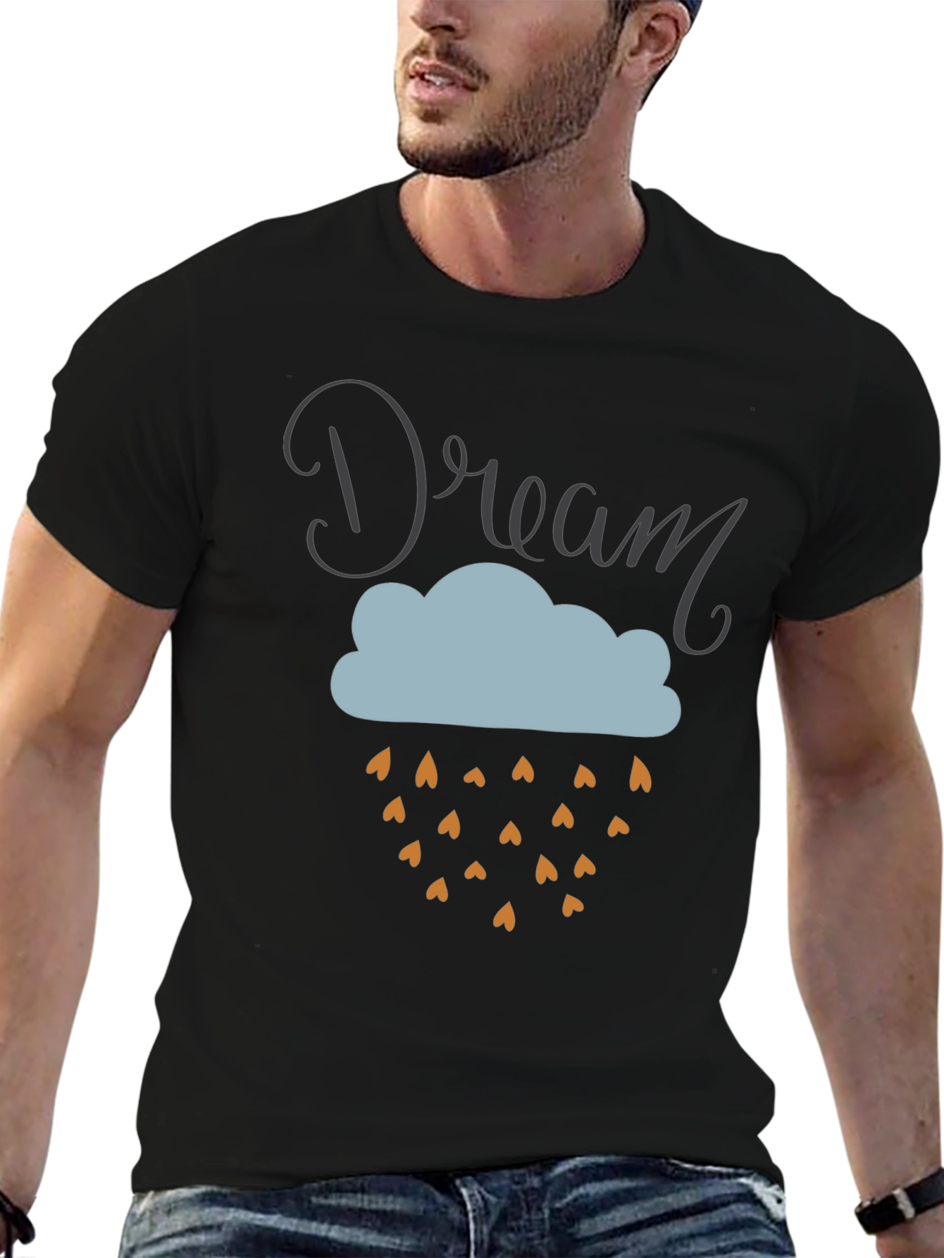 Dream Cloud Graphic Tee - Soft Cotton Blend T-Shirt