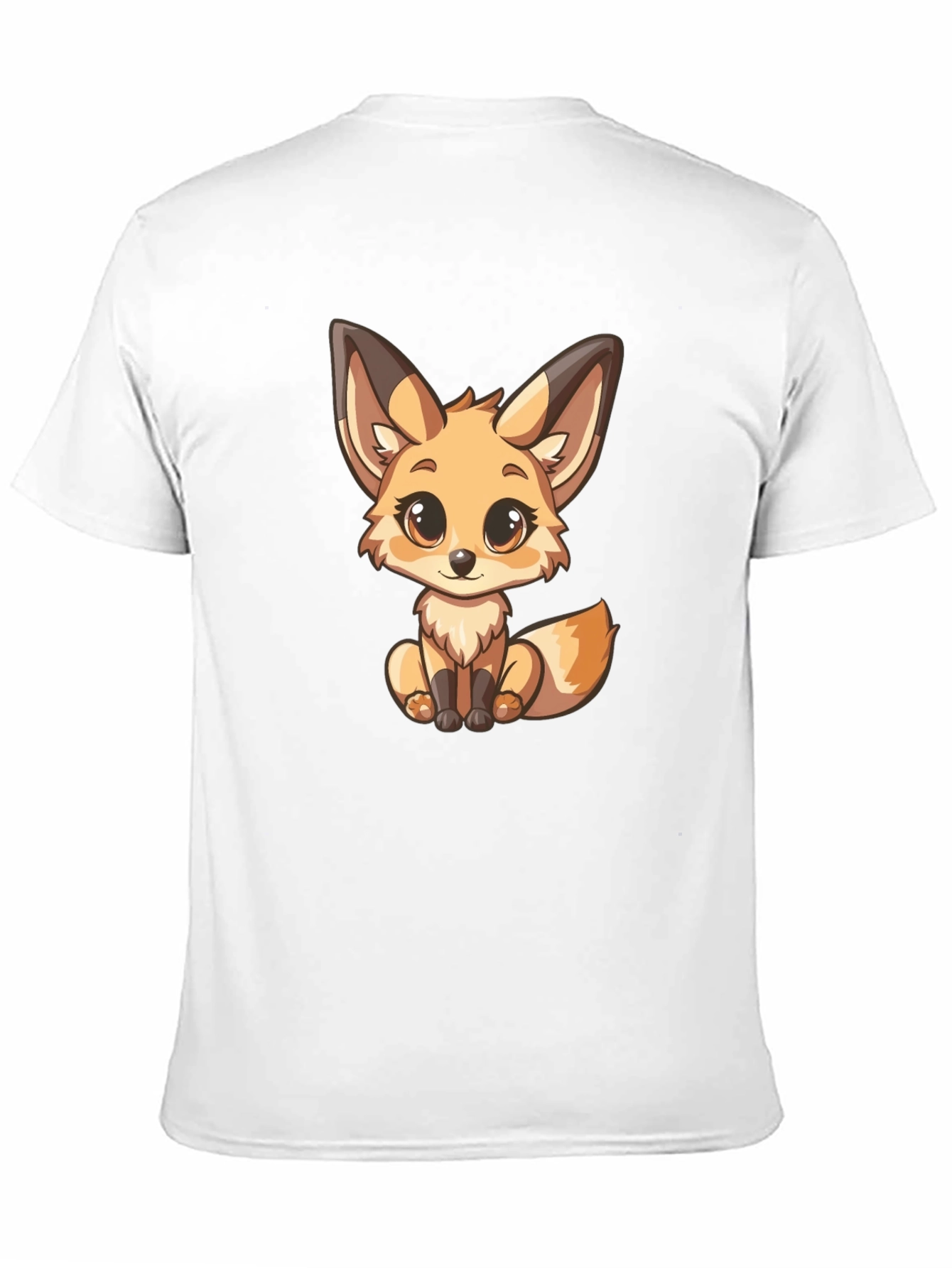 Cute Fox Graphic T-Shirt - Unisex Black Tee