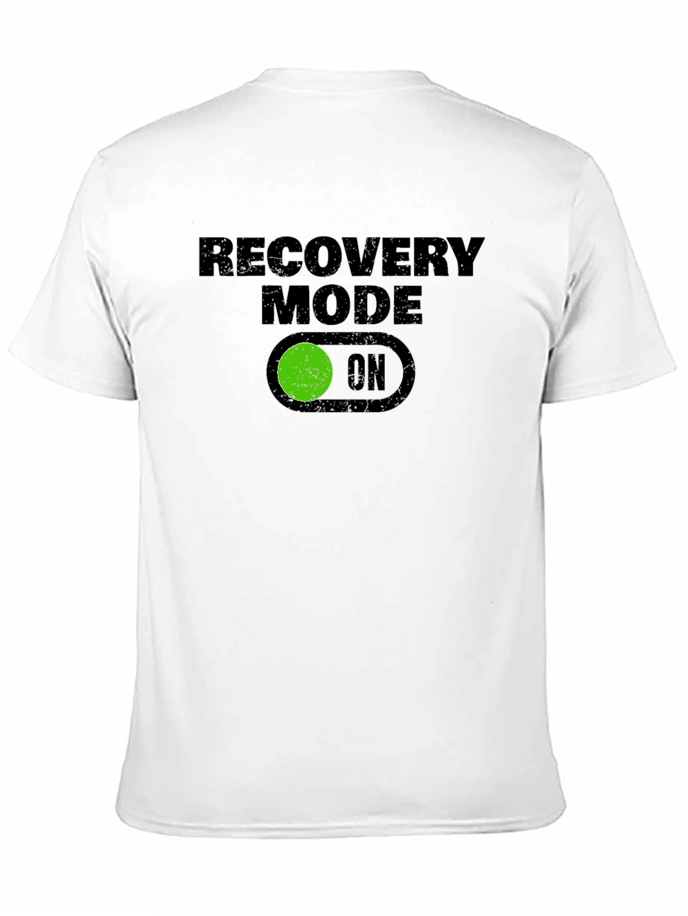 Recovery Mode ON Graphic Tee - Black T-Shirt