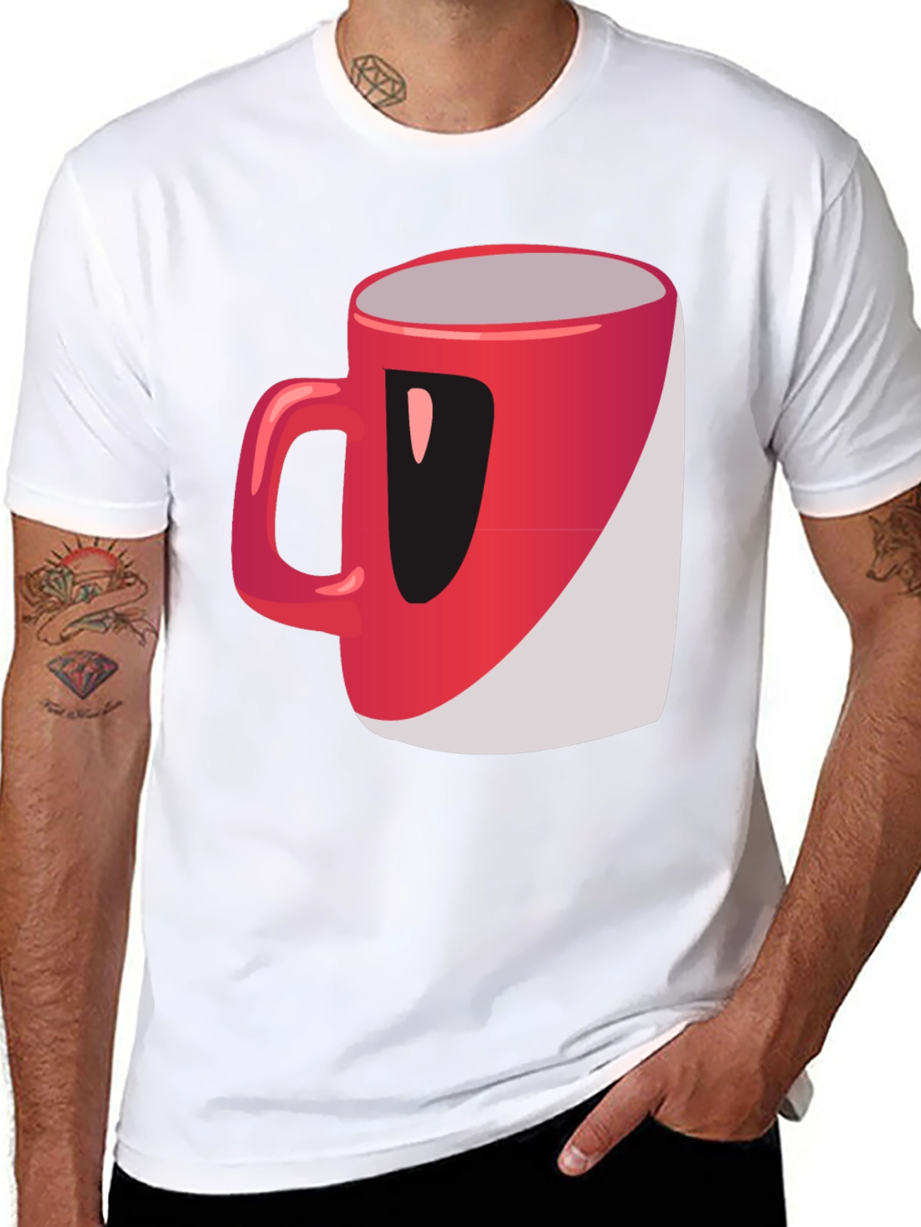 Coffee Mug Graphic Tee - Stylish & Unique