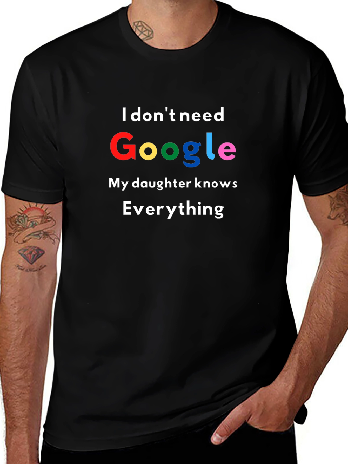 Google Daughter Knows Everything Graphic Tee