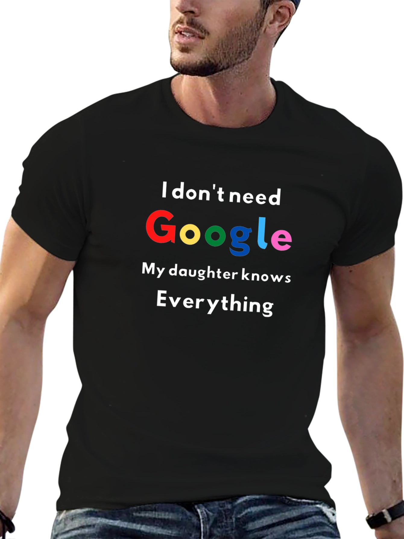 Google Daughter Knows Everything Graphic Tee