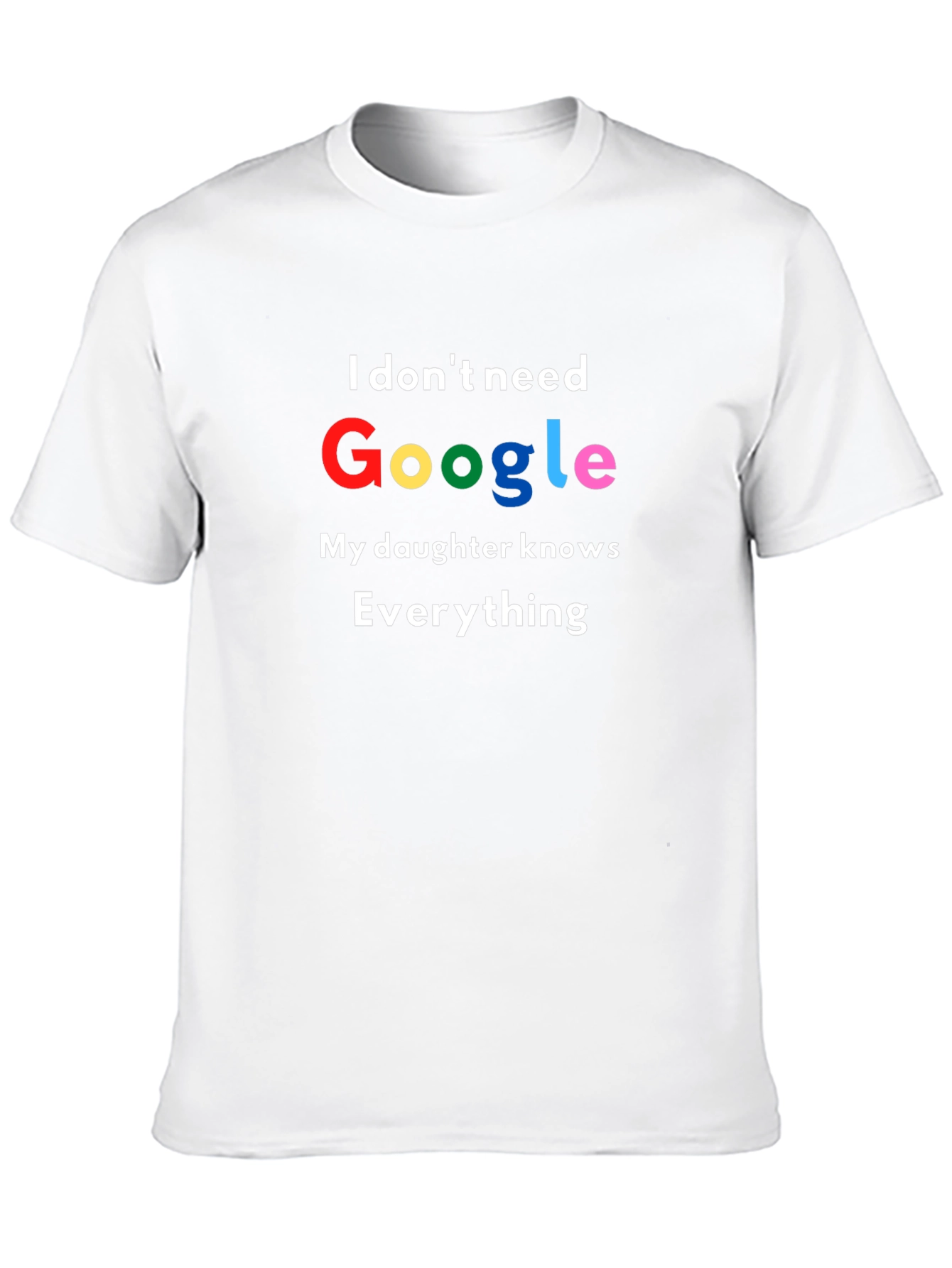 Google Daughter Knows Everything Graphic Tee