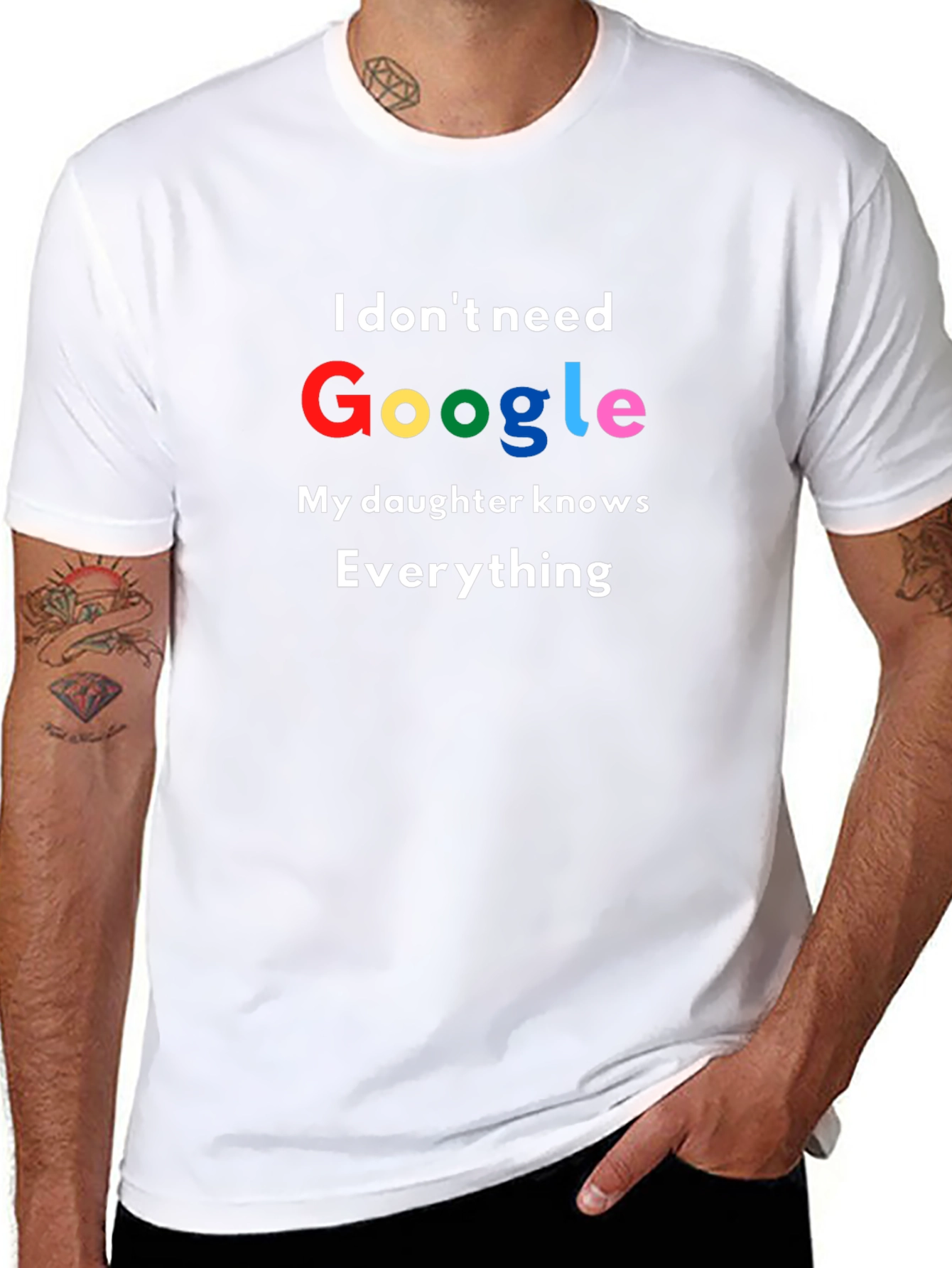 Google Daughter Knows Everything Graphic Tee