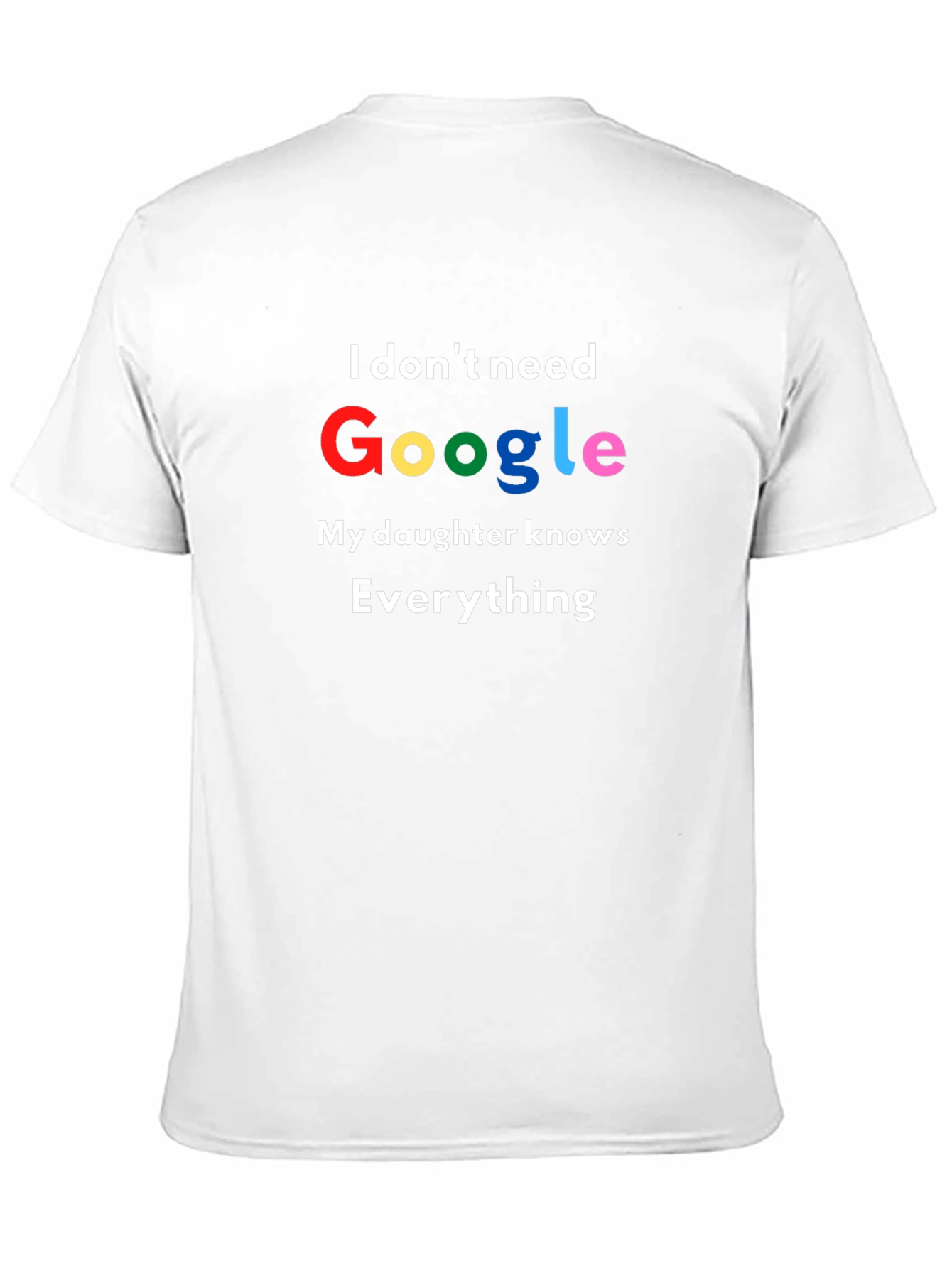 Google Daughter Knows Everything Graphic Tee
