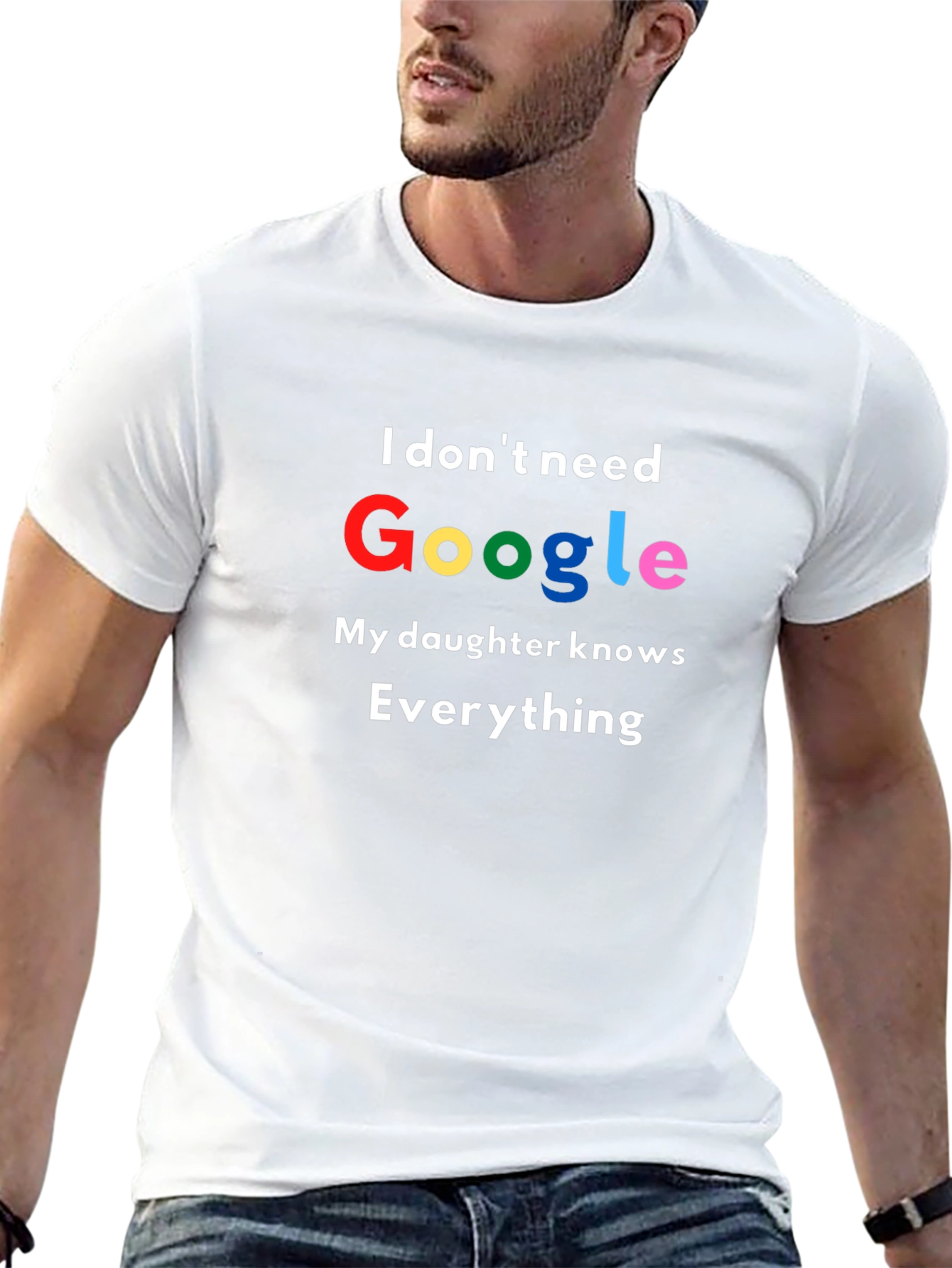 Google Daughter Knows Everything Graphic Tee
