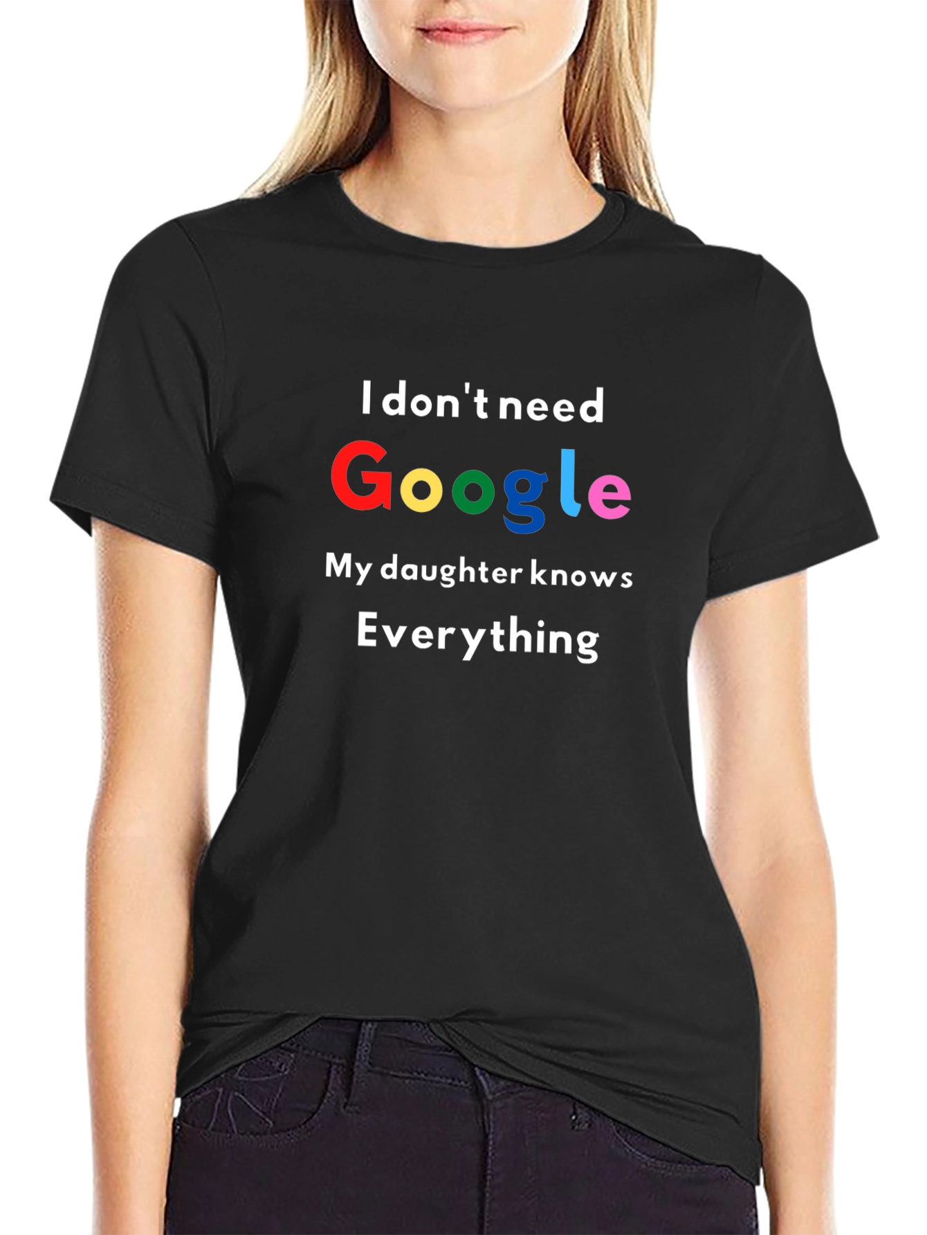 Google Daughter Knows Everything Graphic Tee