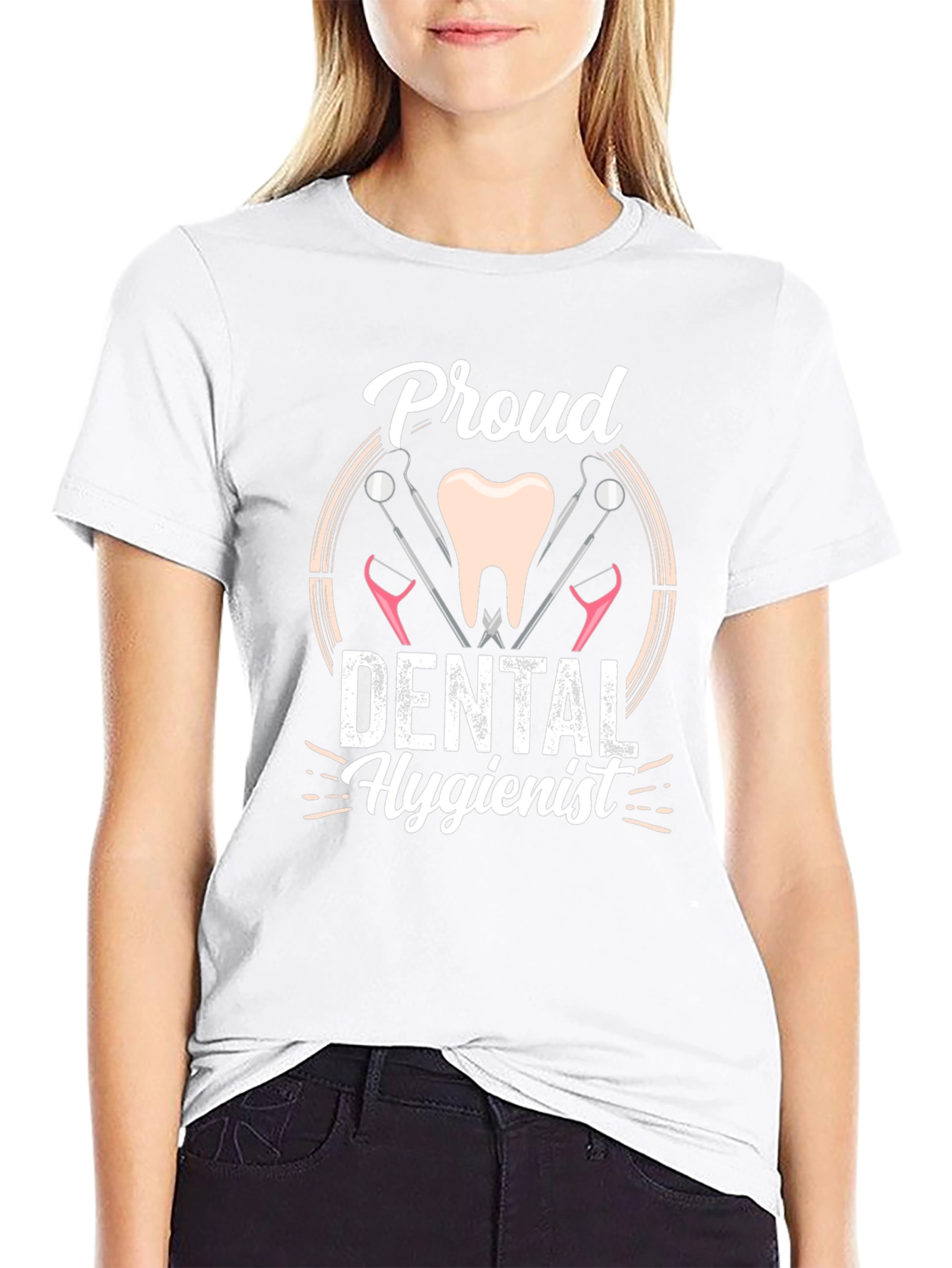 Proud Dental Hygienist T-Shirt - Dental Care Apparel