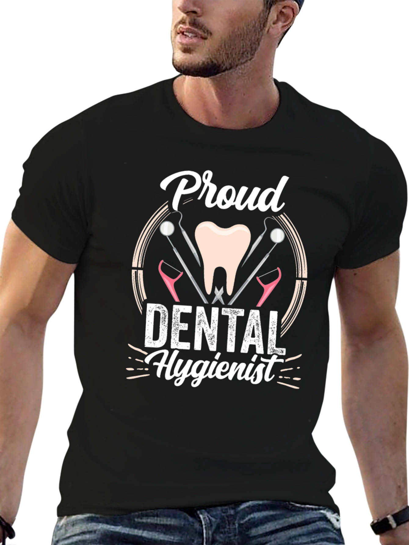 Proud Dental Hygienist T-Shirt - Dental Care Apparel