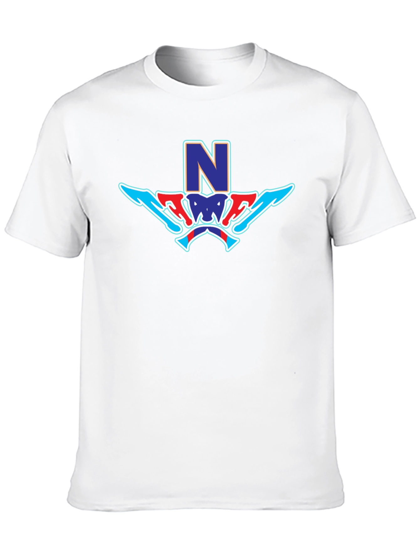 Stylish Black Graphic Tee - N Design