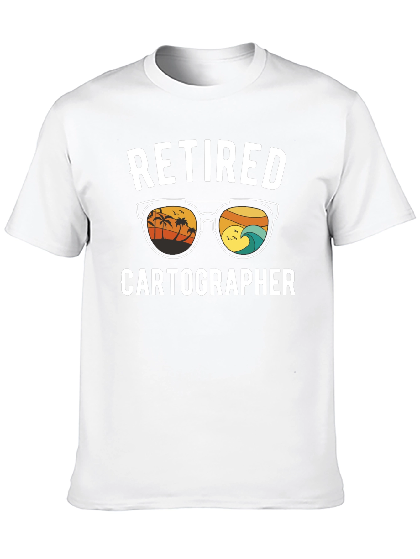 Retired Cartographer Graphic T-Shirt