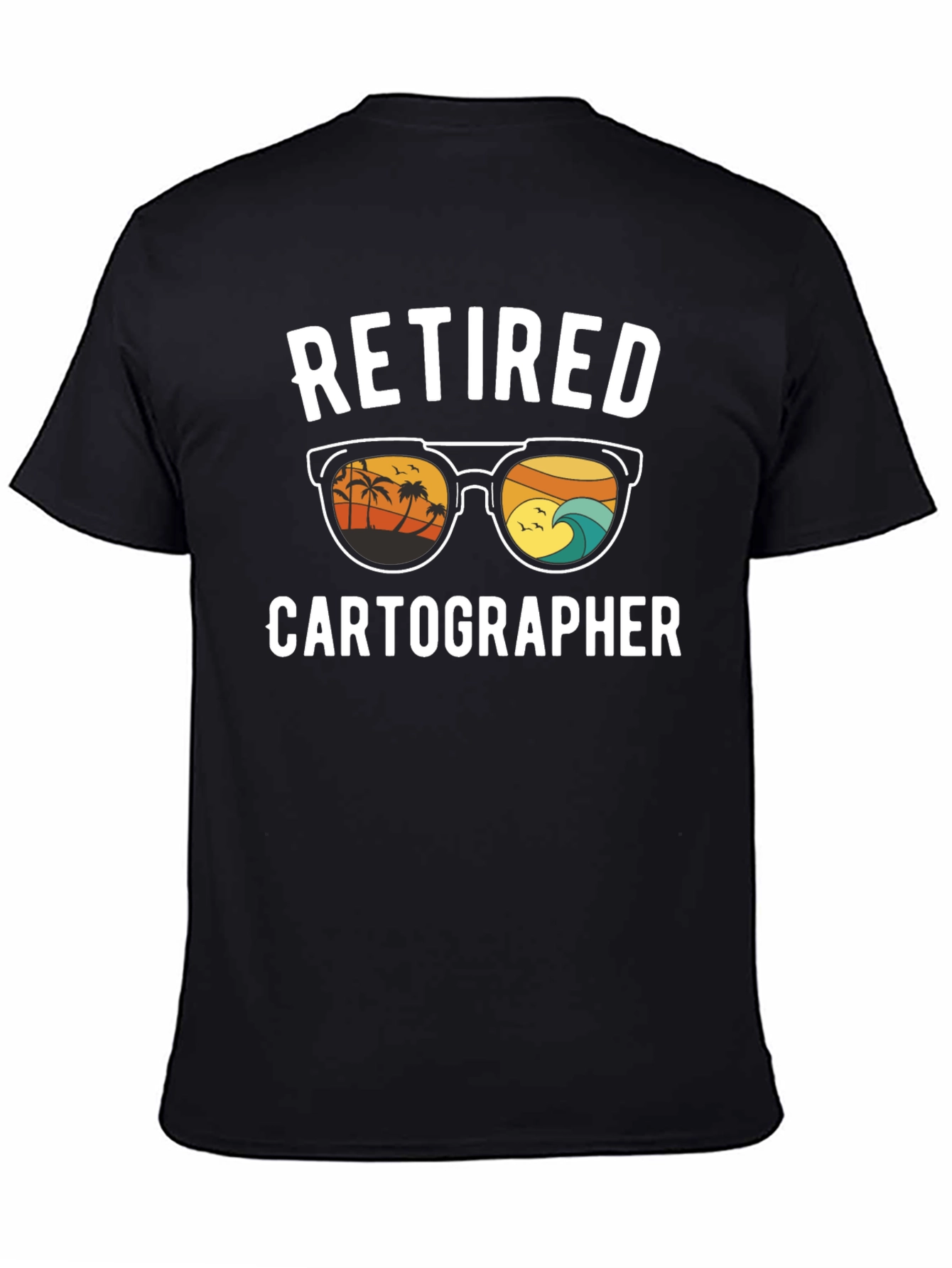 Retired Cartographer Graphic T-Shirt