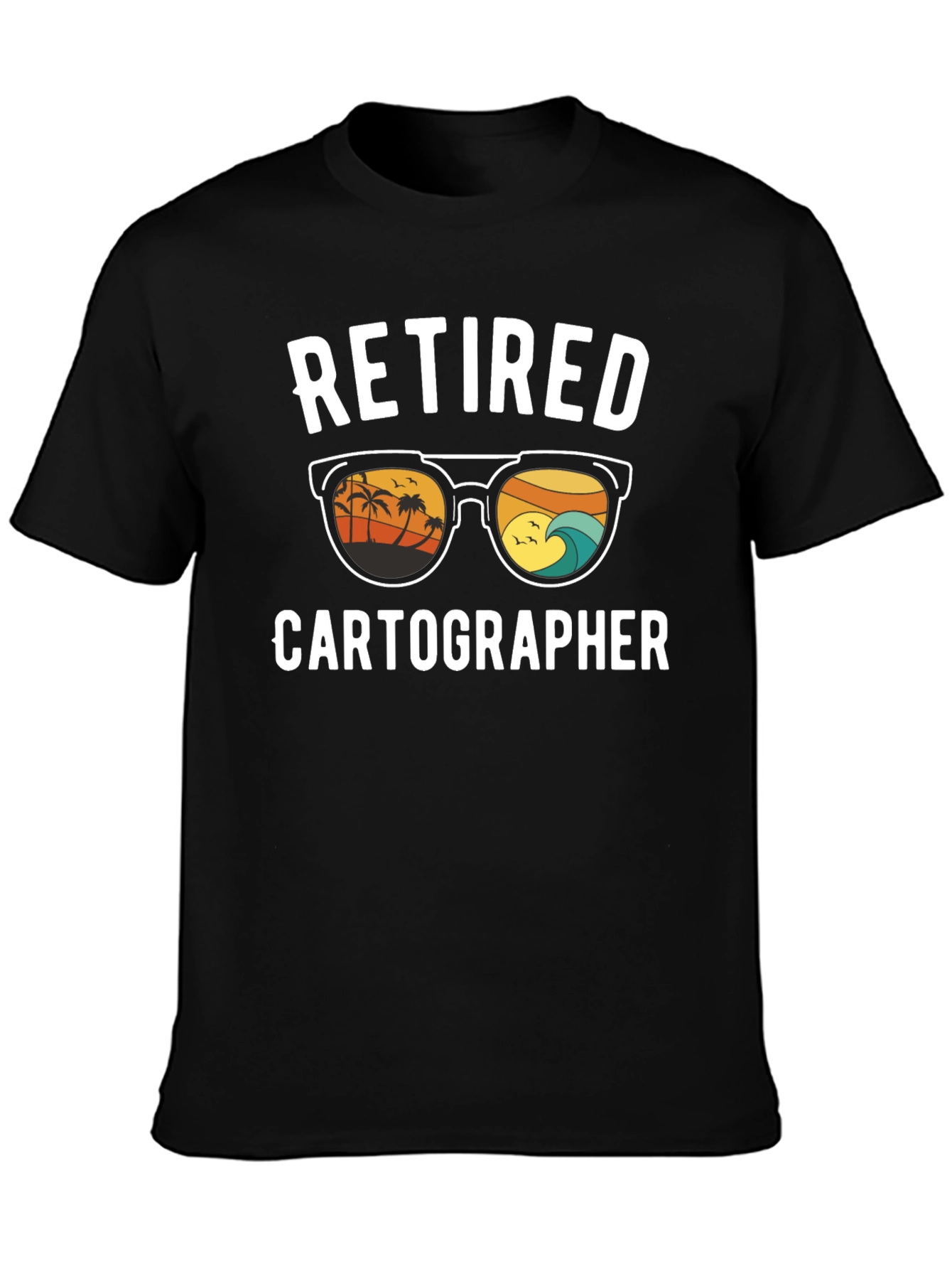 Retired Cartographer Graphic T-Shirt