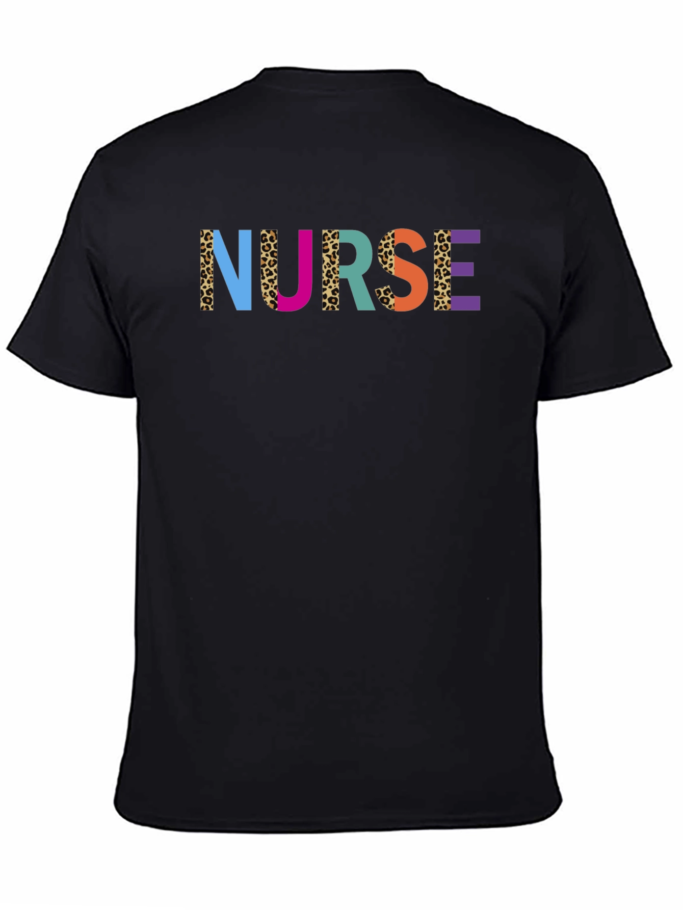 Colorful Nurse Graphic T-Shirt