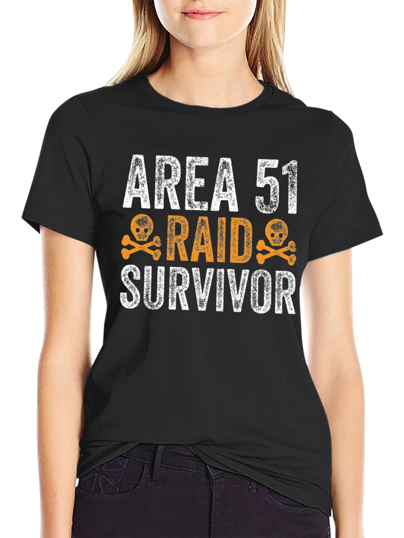 Area 51 Raid Survivor Graphic T-Shirt